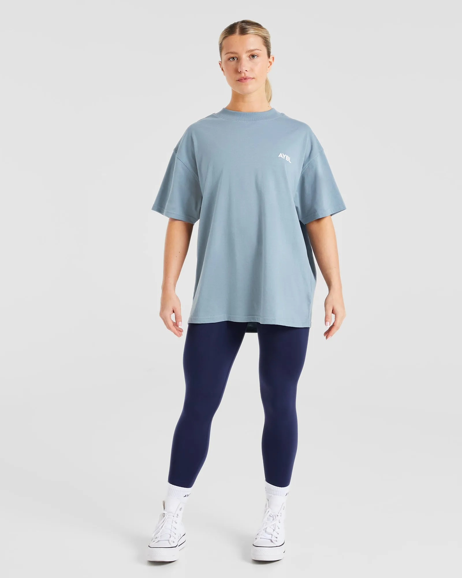 AYBL Club Oversized T Shirt - Vintage Blue sold by AYBL product image thumbnail 3