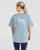AYBL Club Oversized T Shirt - Vintage Blue sold by AYBL