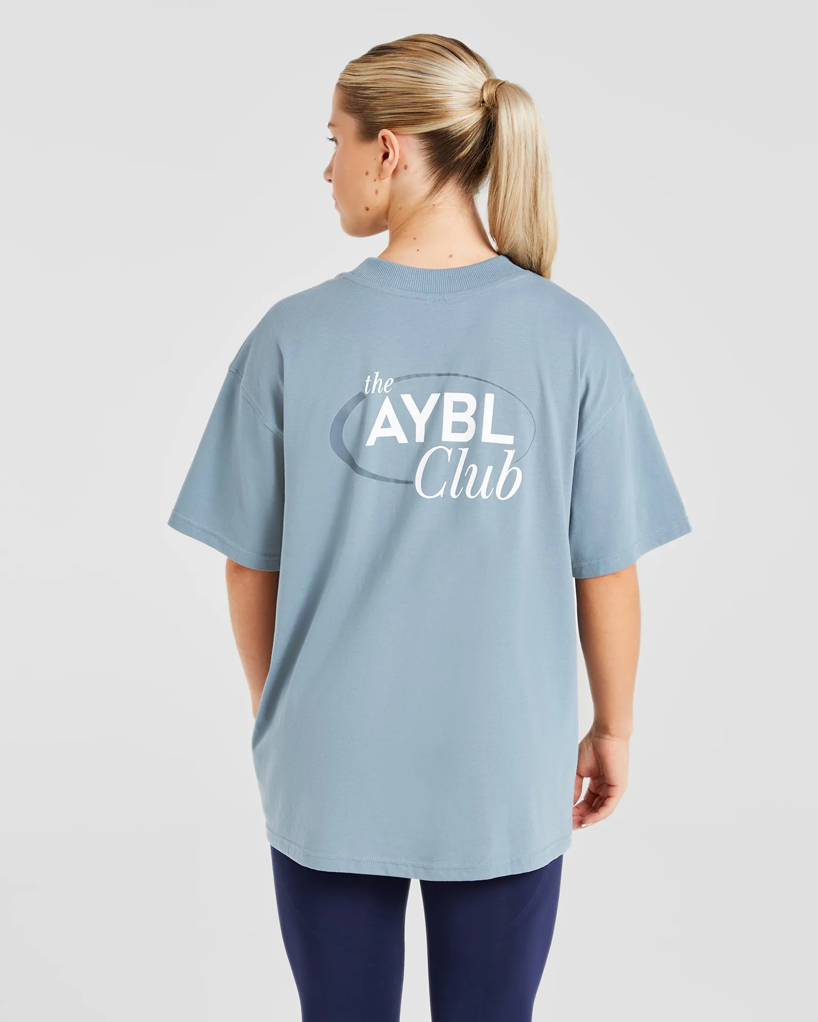 AYBL Club Oversized T Shirt - Vintage Blue sold by AYBL