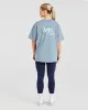 AYBL Club Oversized T Shirt - Vintage Blue sold by AYBL