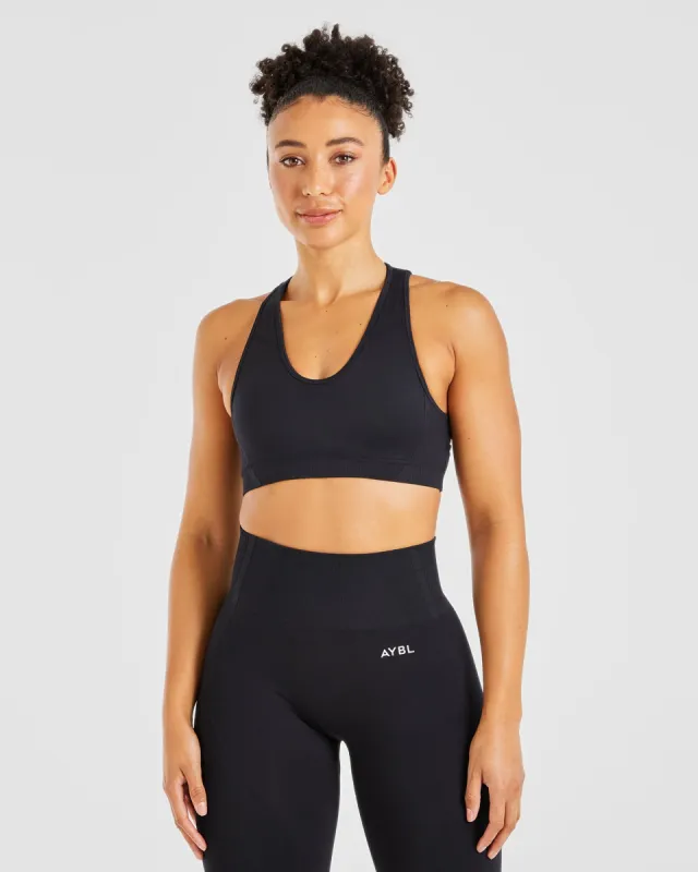 Balance V3 Seamless Sports Bra - Black sold by AYBL