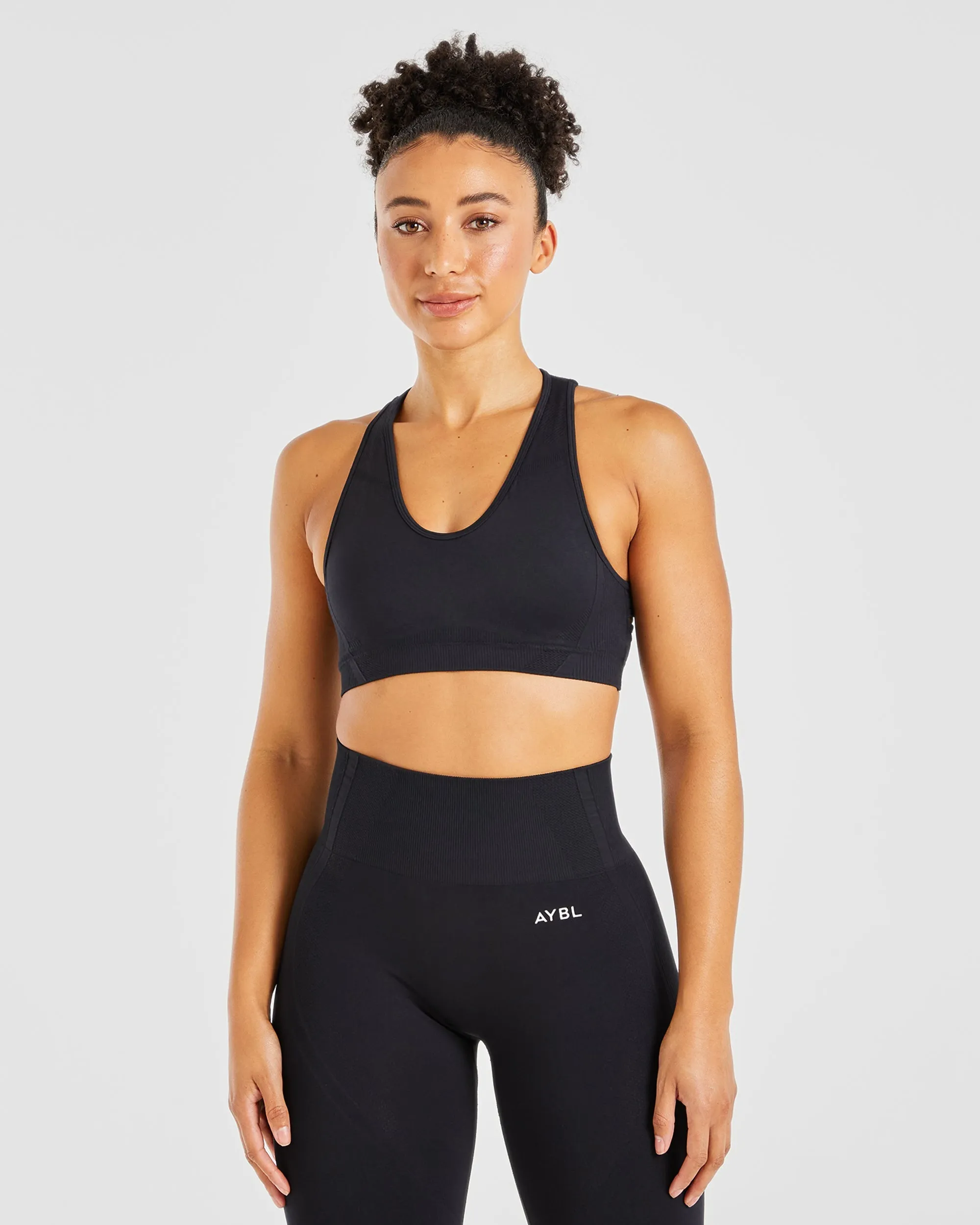 Balance V3 Seamless Sports Bra - Black sold by AYBL