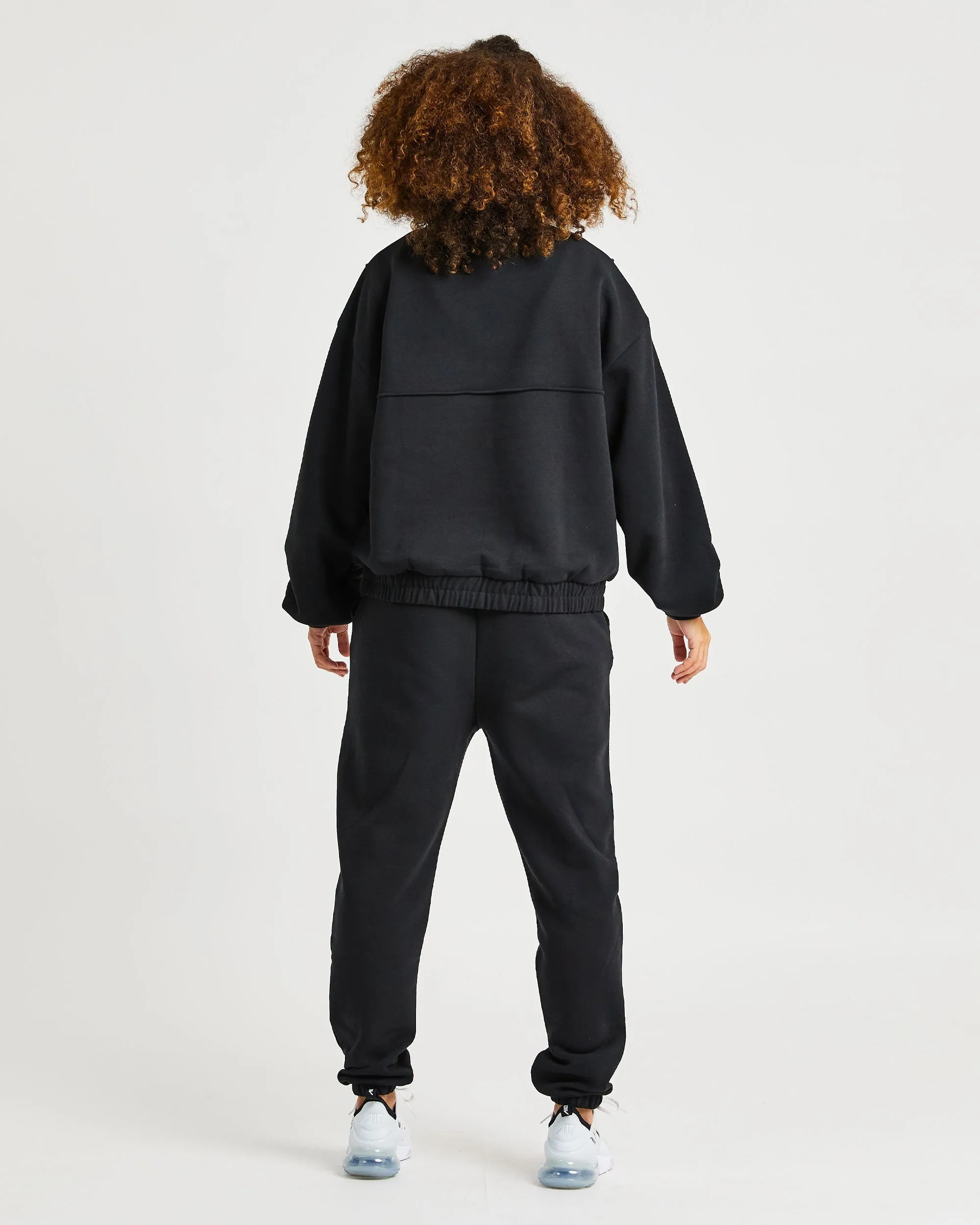 Luxe 1/2 Zip Pullover - Black sold by AYBL product image thumbnail 4