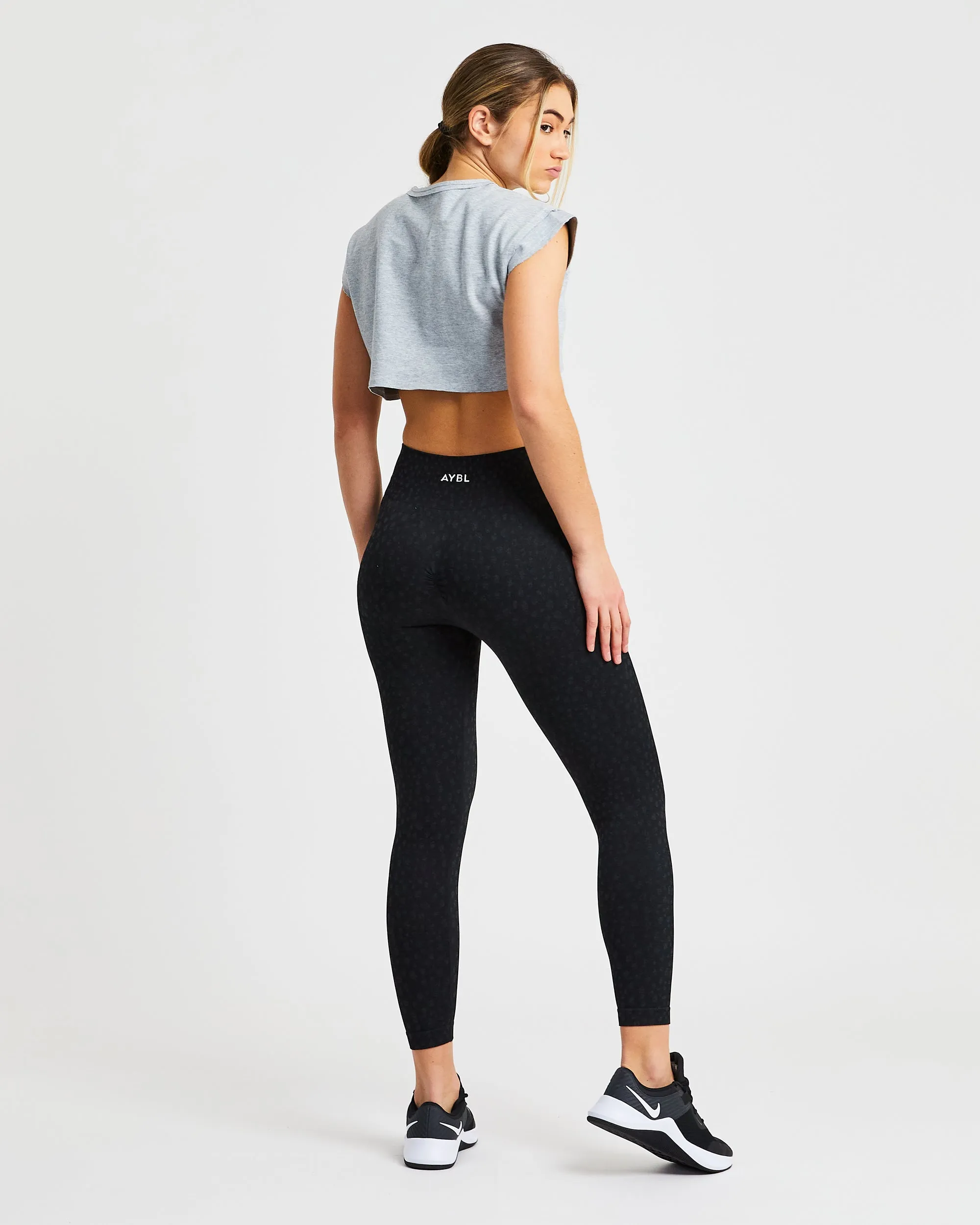 Training Crop Top - Grey sold by AYBL product image thumbnail 4
