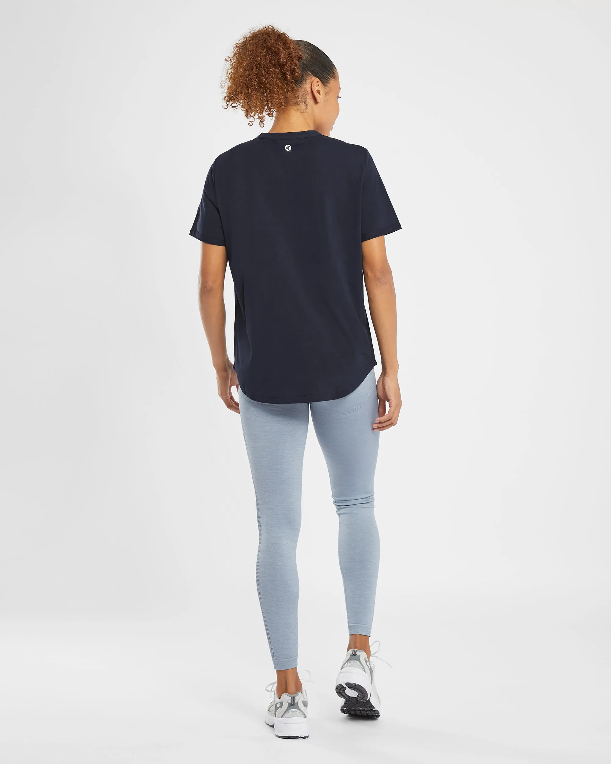 Everyday Relaxed T Shirt - Navy sold by AYBL product image thumbnail 4