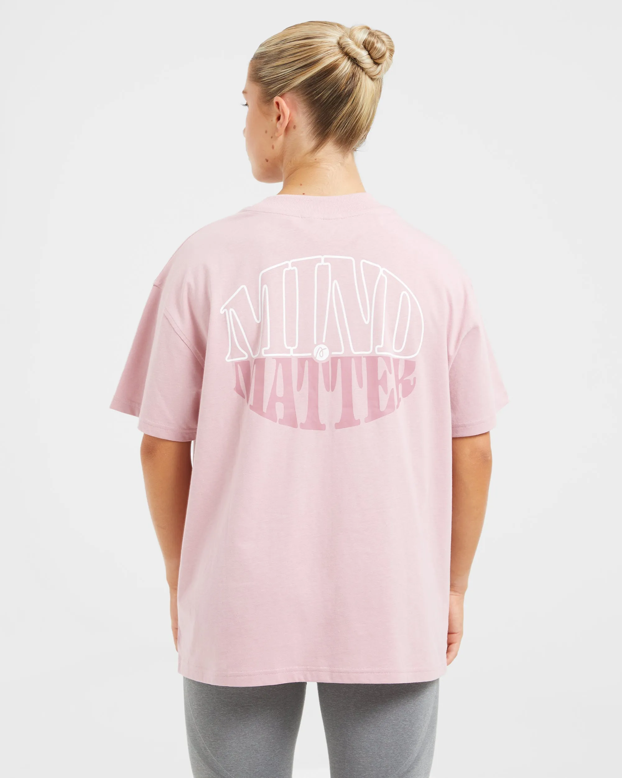 Mind Over Matter Oversized T Shirt - Pink sold by AYBL