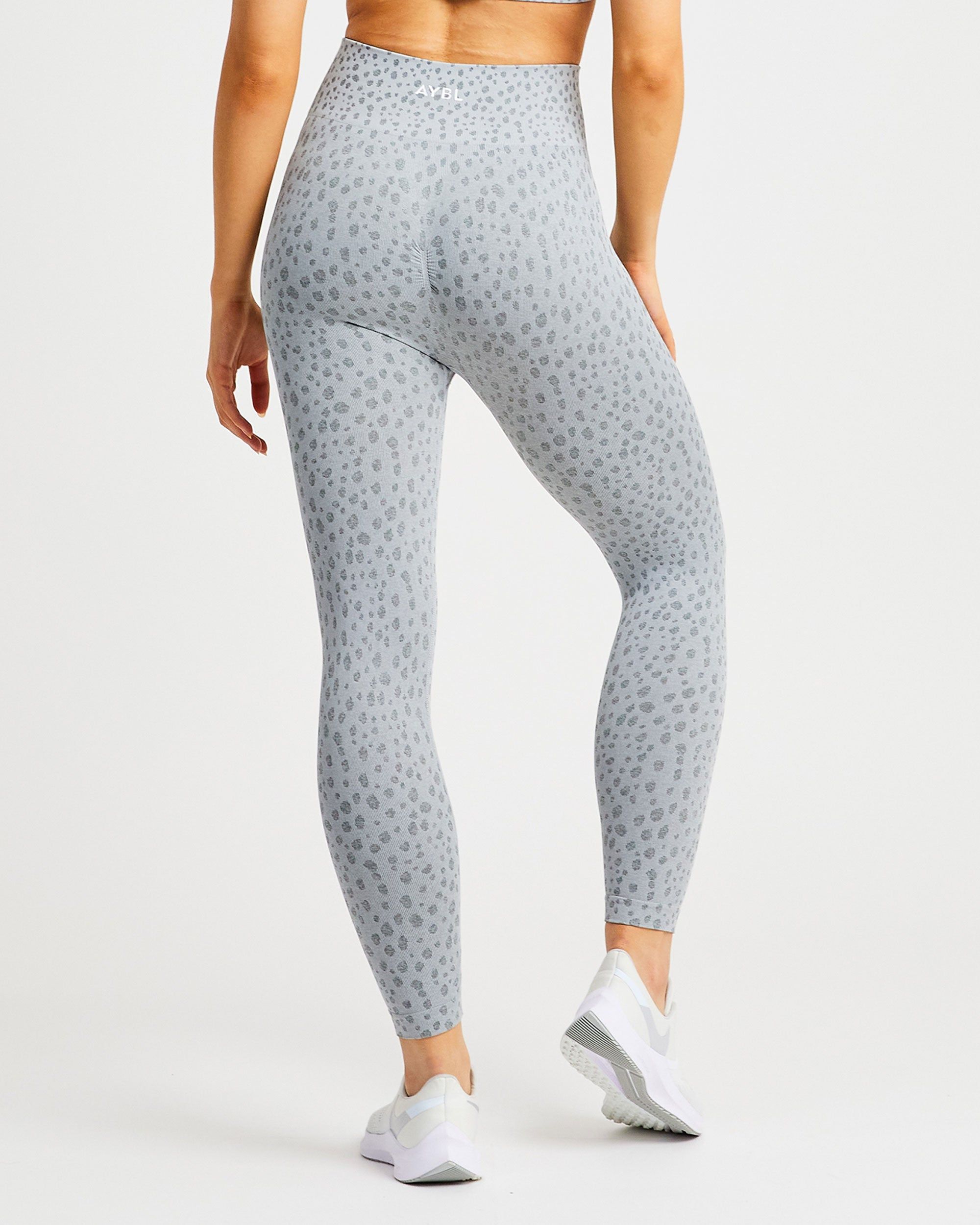 Evolve Speckle Seamless Leggings - Light Grey sold by AYBL product image thumbnail 2