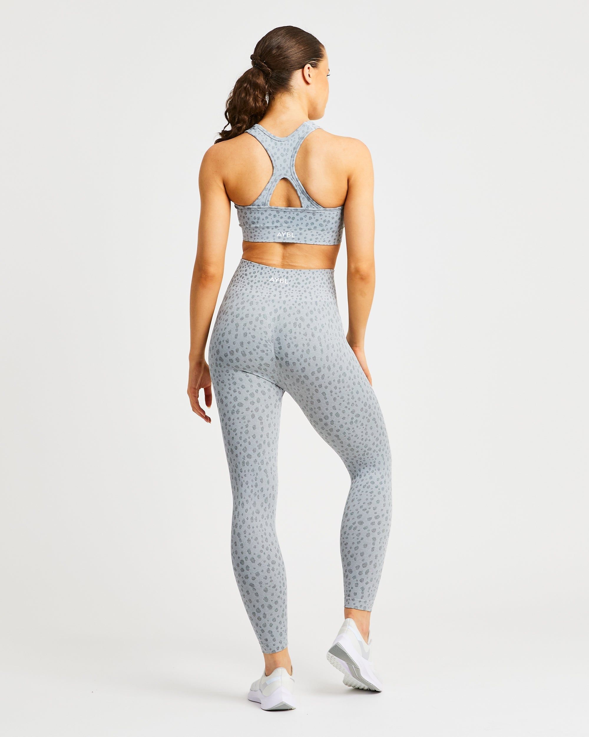 Evolve Speckle Seamless Leggings - Light Grey sold by AYBL product image thumbnail 4