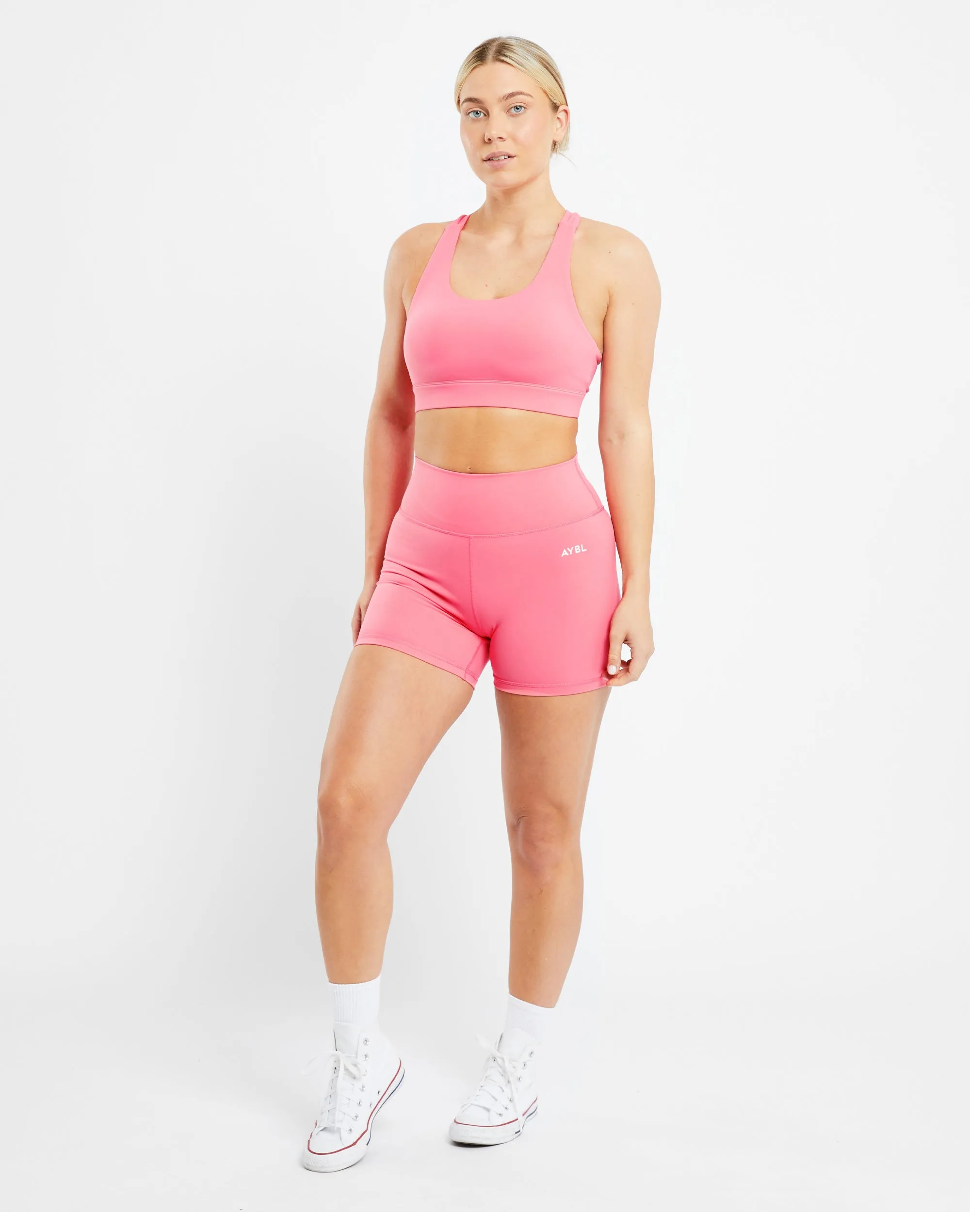Core Sports Bra - Coral Pink sold by AYBL product image thumbnail 3