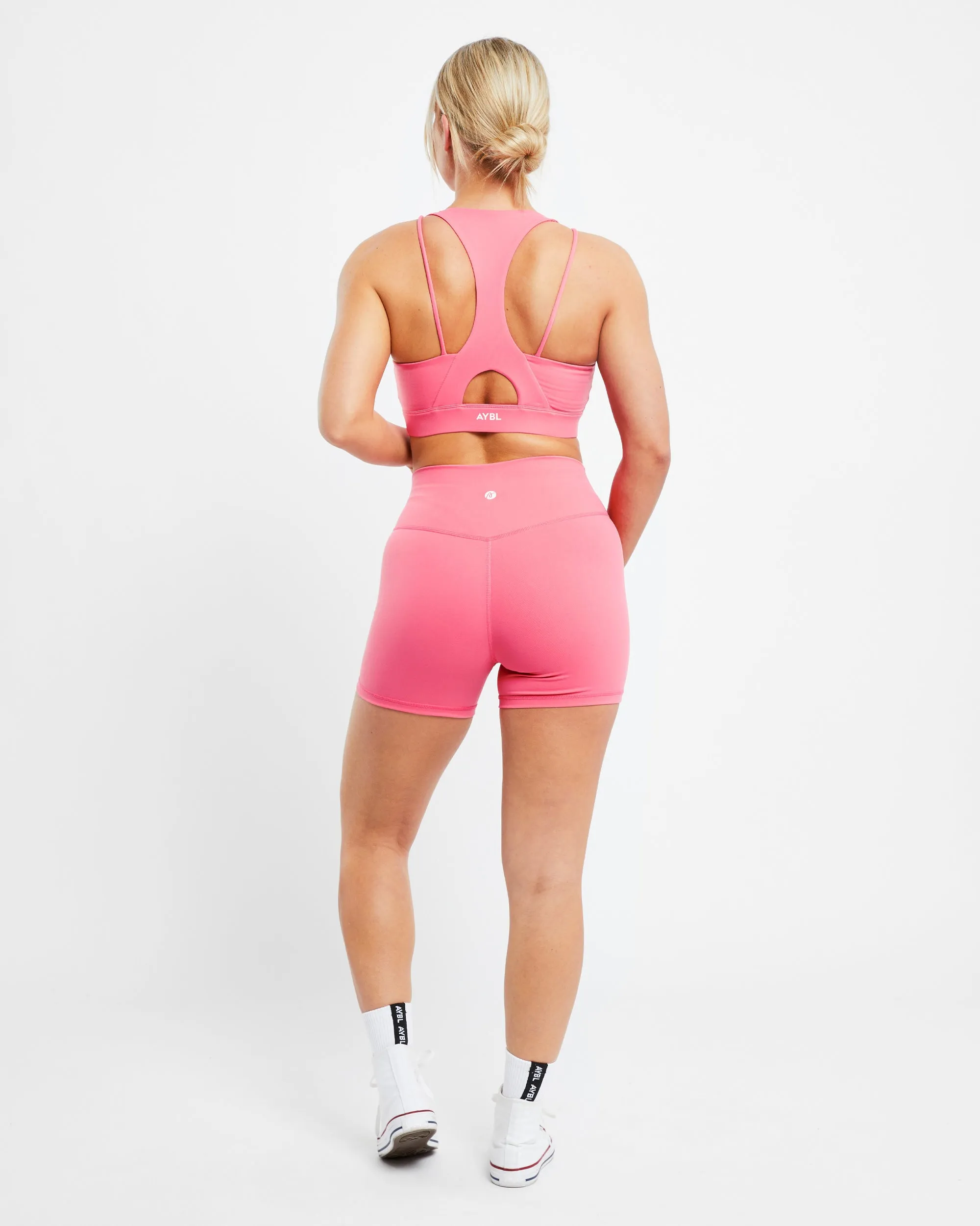 Core Sports Bra - Coral Pink sold by AYBL product image thumbnail 4