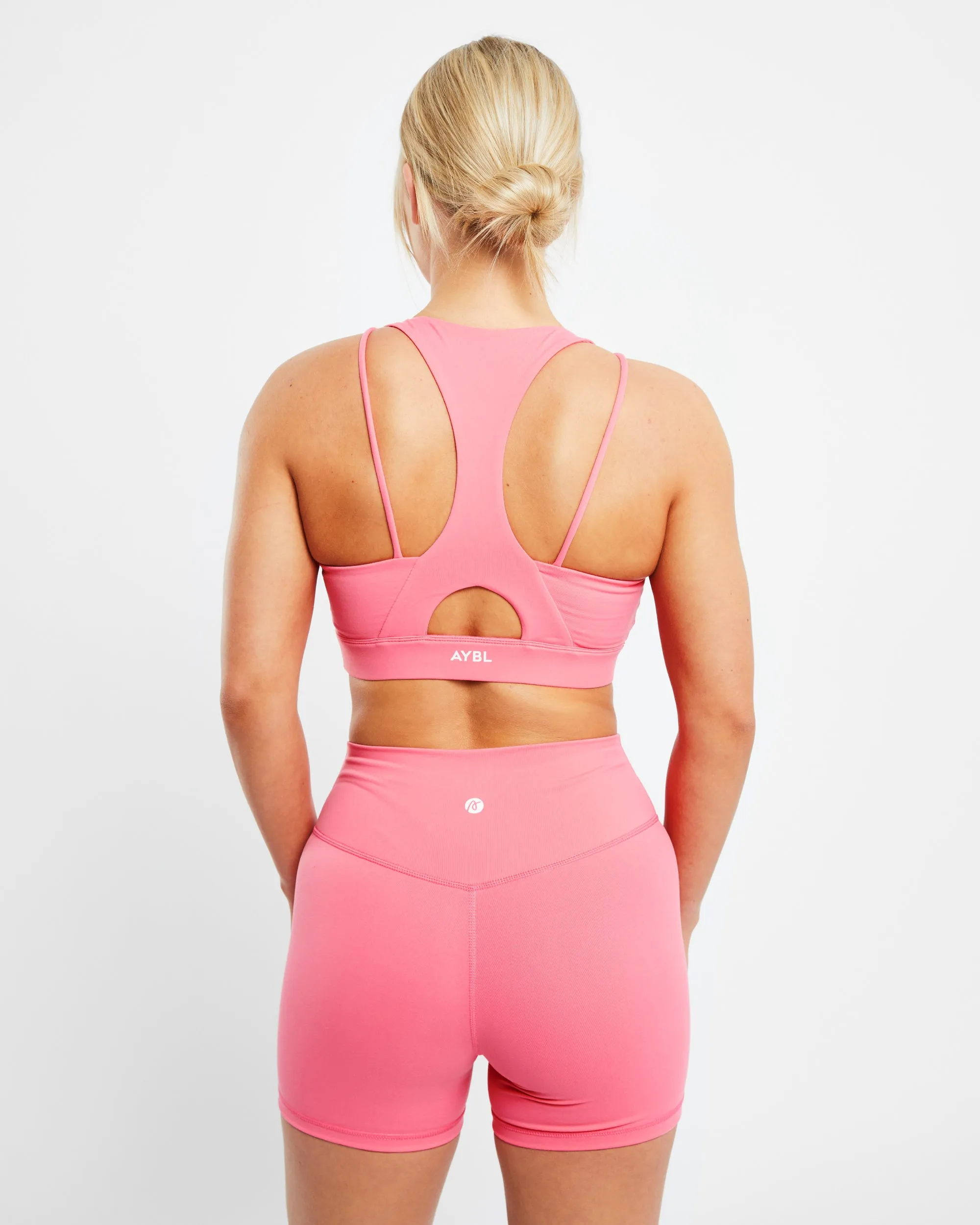 Core Sports Bra - Coral Pink sold by AYBL product image thumbnail 2
