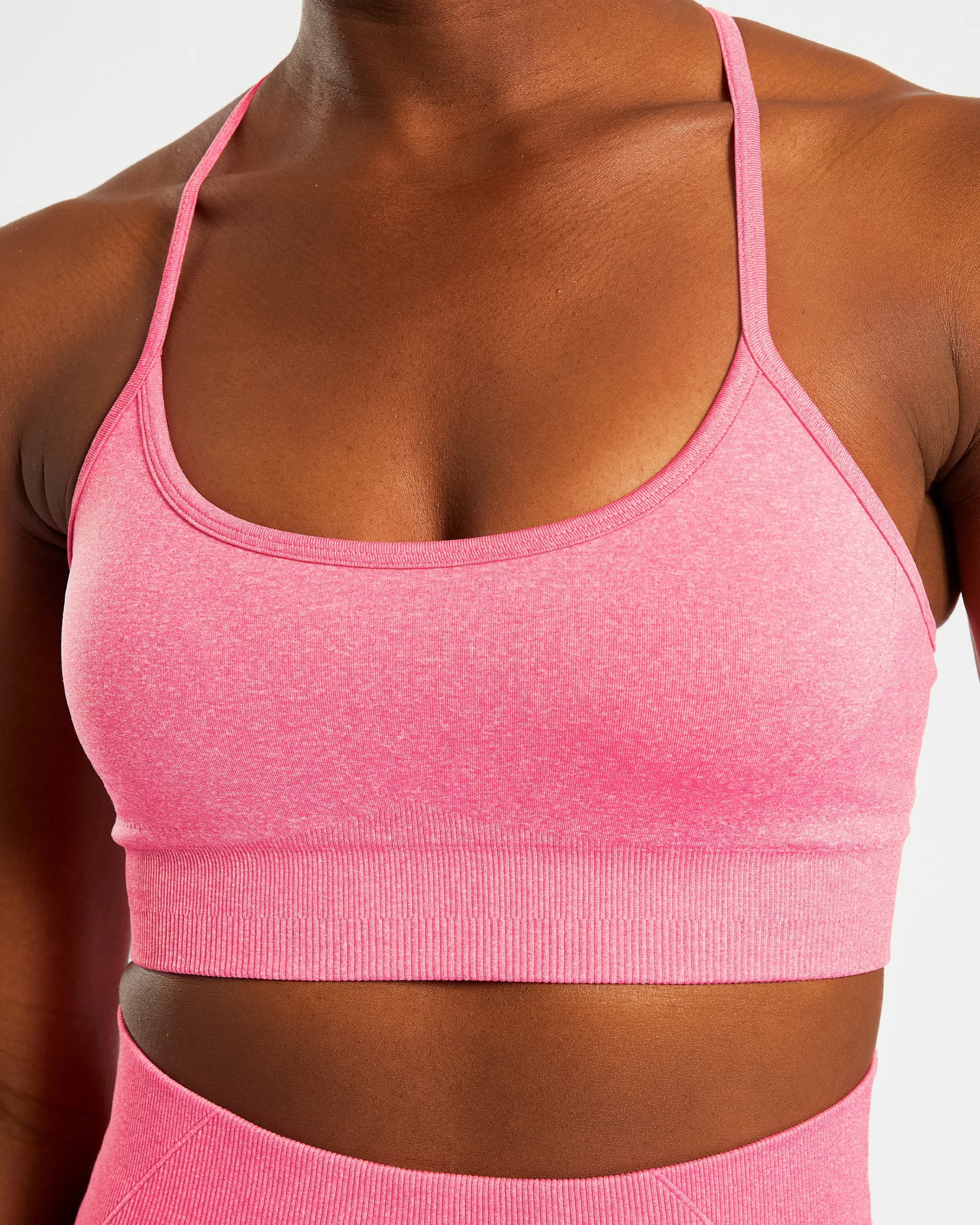 Empower Seamless Sports Bra - Pink Marl sold by AYBL product image thumbnail 5