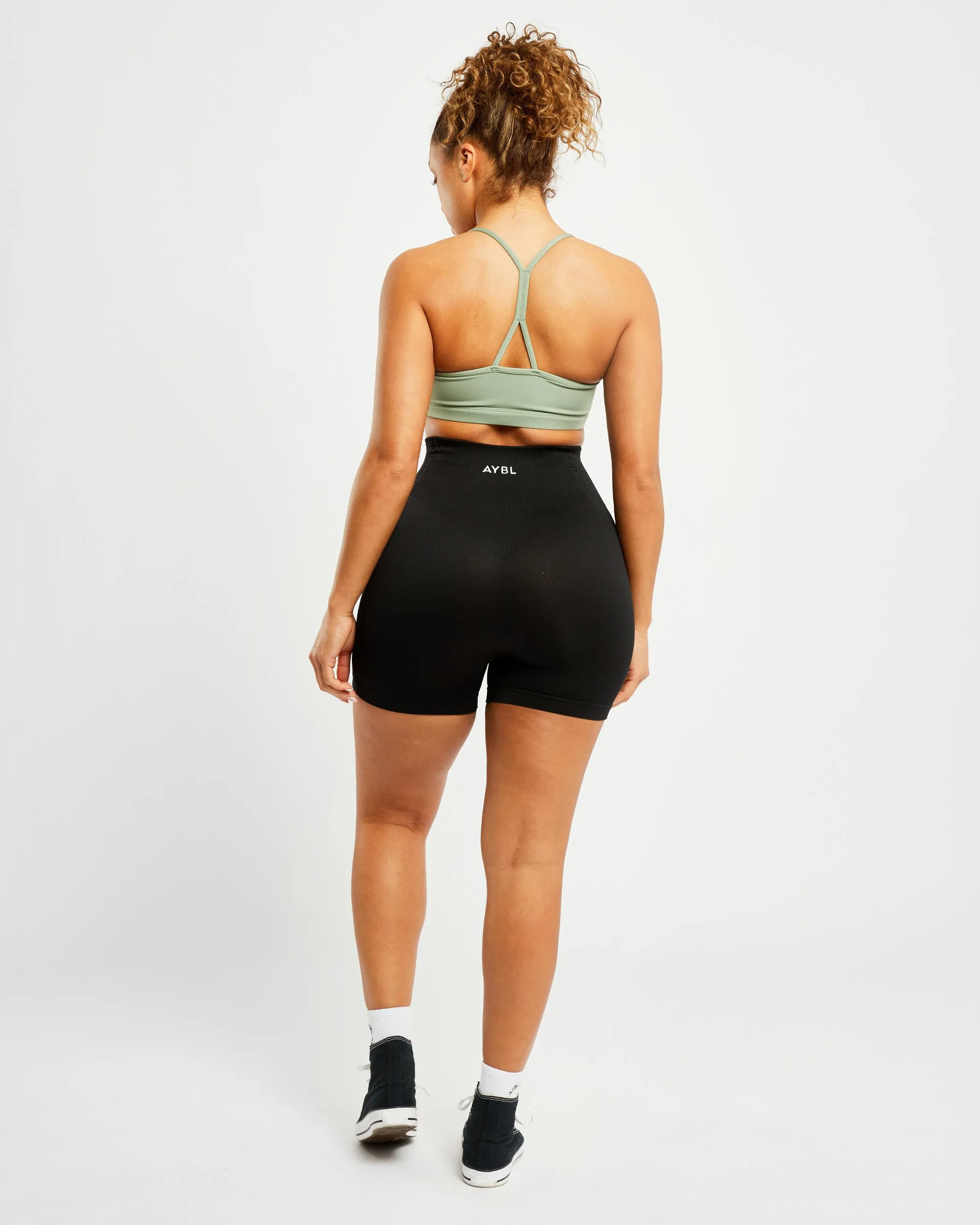 Essential Ruched Sports Bra - Olive Green sold by AYBL product image thumbnail 4