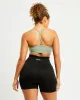 Essential Ruched Sports Bra - Olive Green sold by AYBL