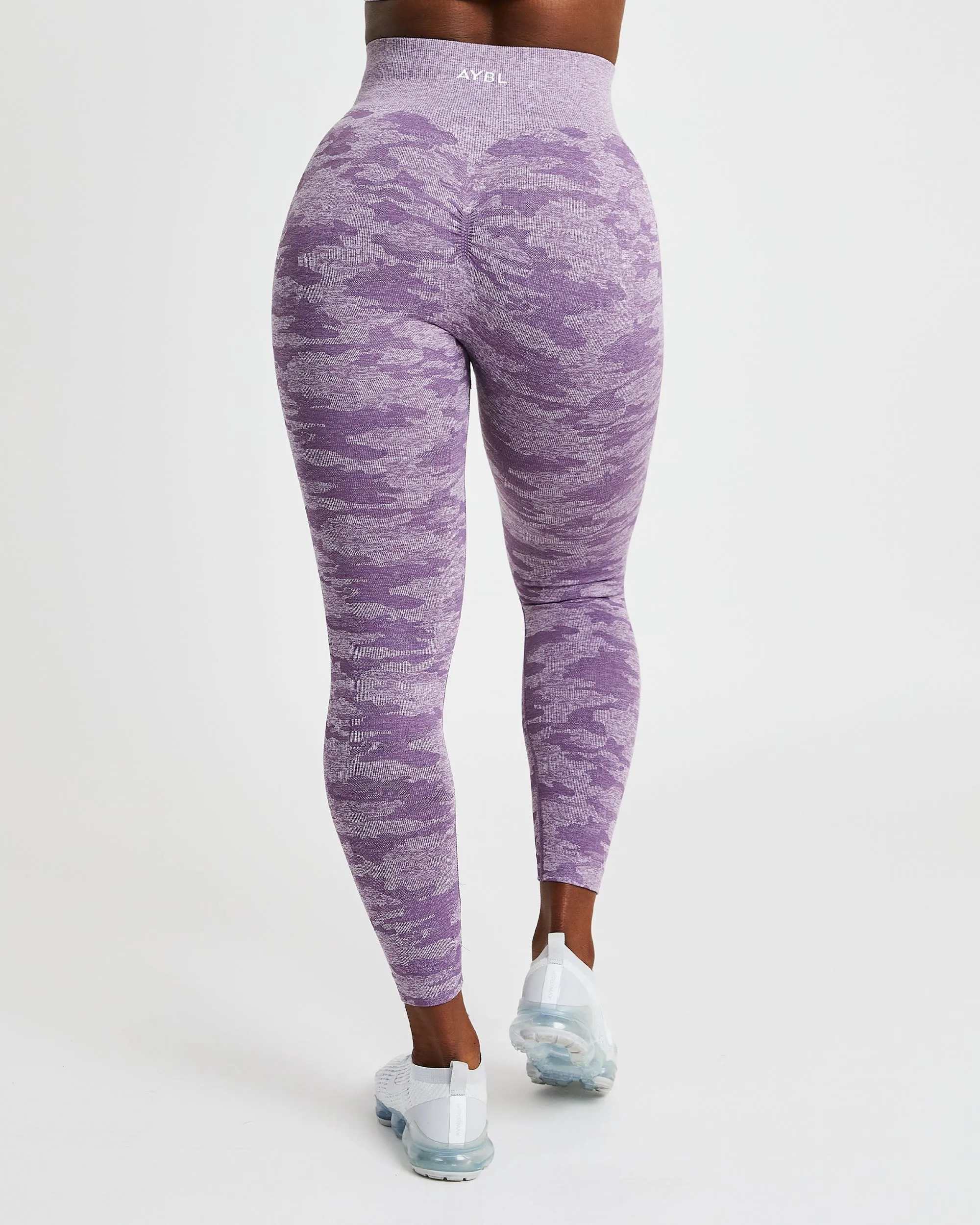 Evolve Camo Seamless Leggings - Plum sold by AYBL product image thumbnail 2