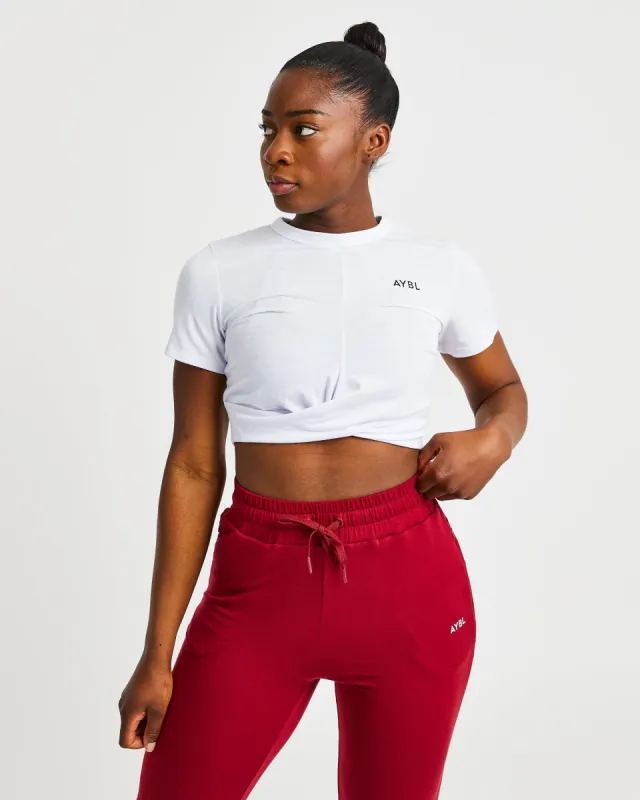 Element Twist Top - White sold by AYBL