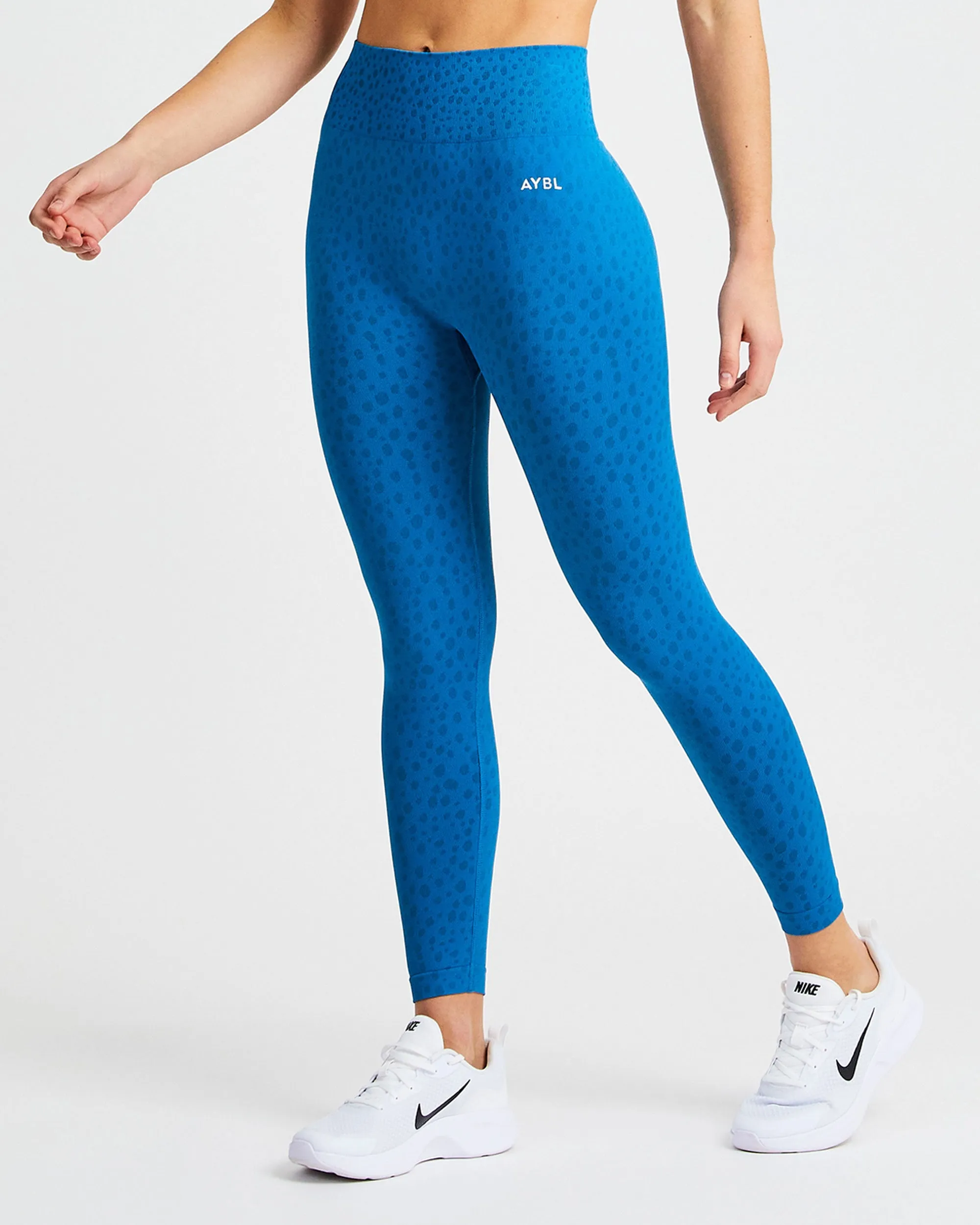 Evolve Speckle Seamless Leggings - Blue sold by AYBL