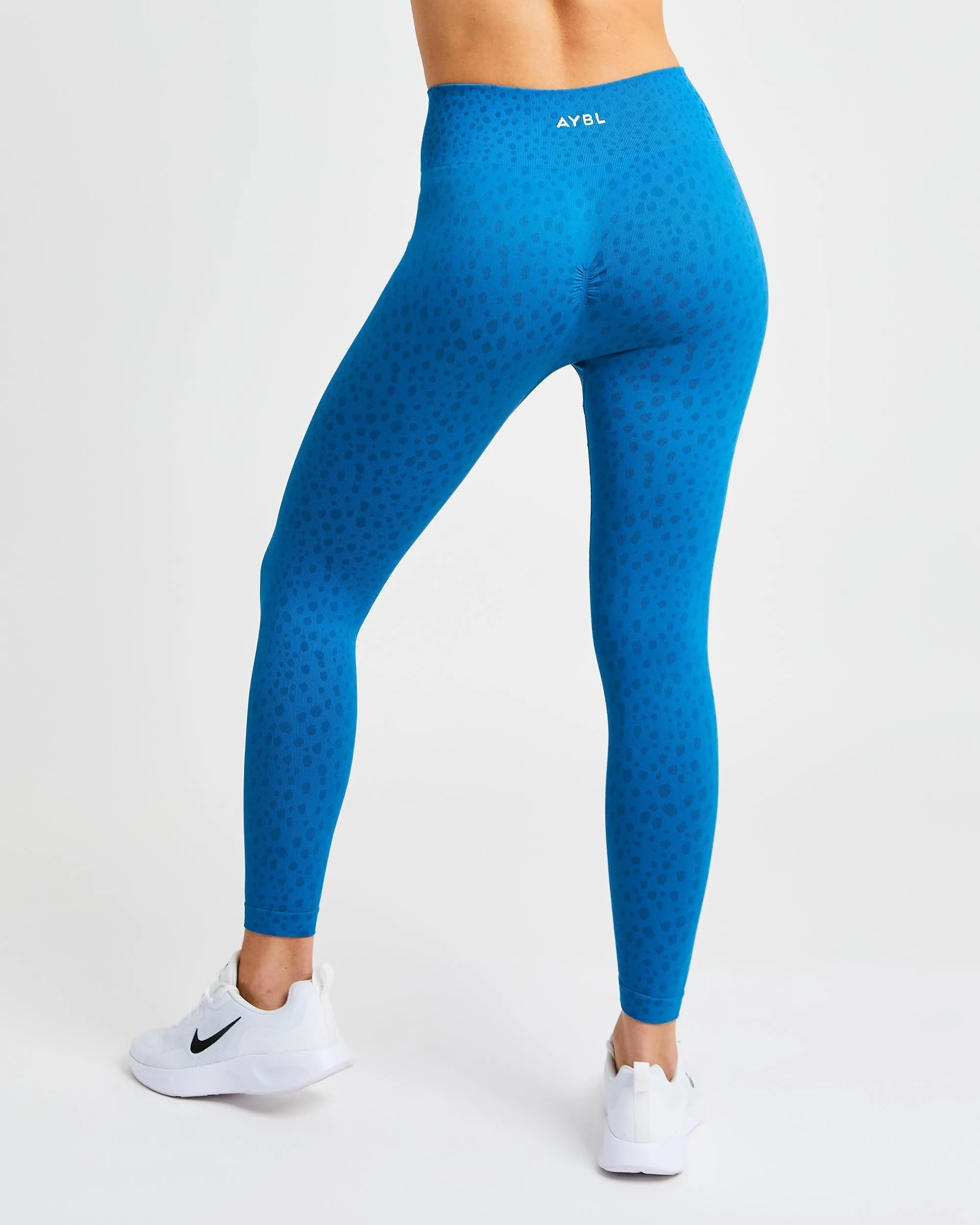Evolve Speckle Seamless Leggings - Blue sold by AYBL product image thumbnail 2