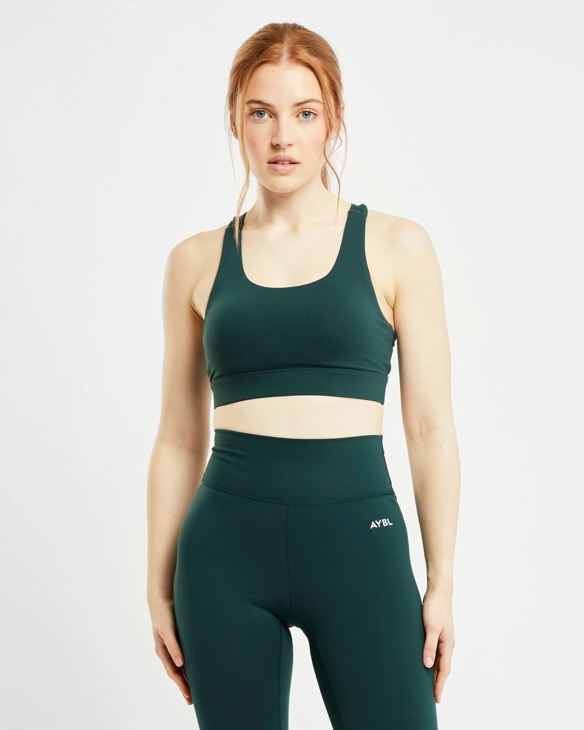 Core Sports Bra - Forest Green sold by AYBL