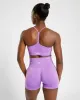 Empower Seamless Sports Bra - Purple Marl sold by AYBL
