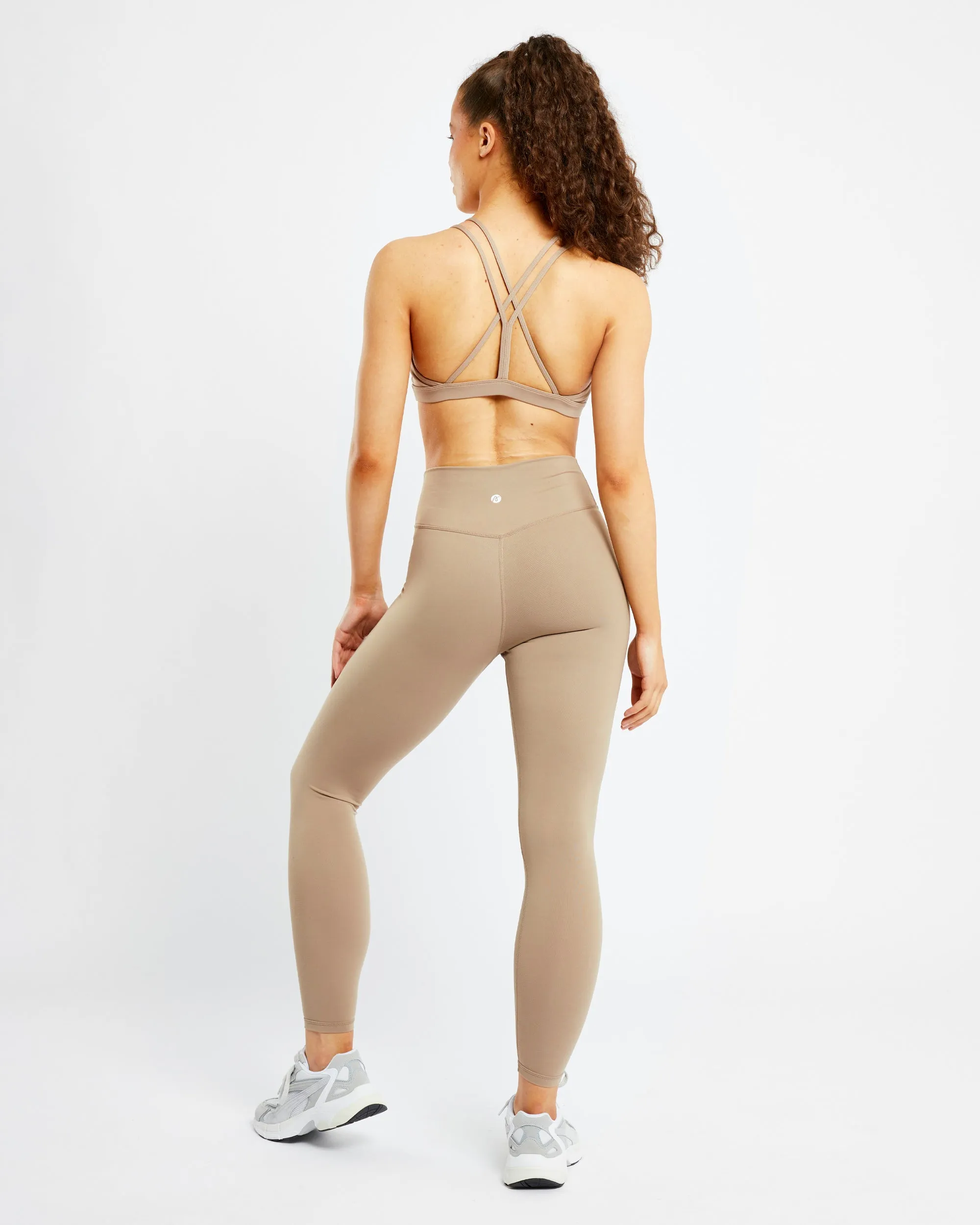 Essential Strappy Sports Bra - Mocha sold by AYBL product image thumbnail 4