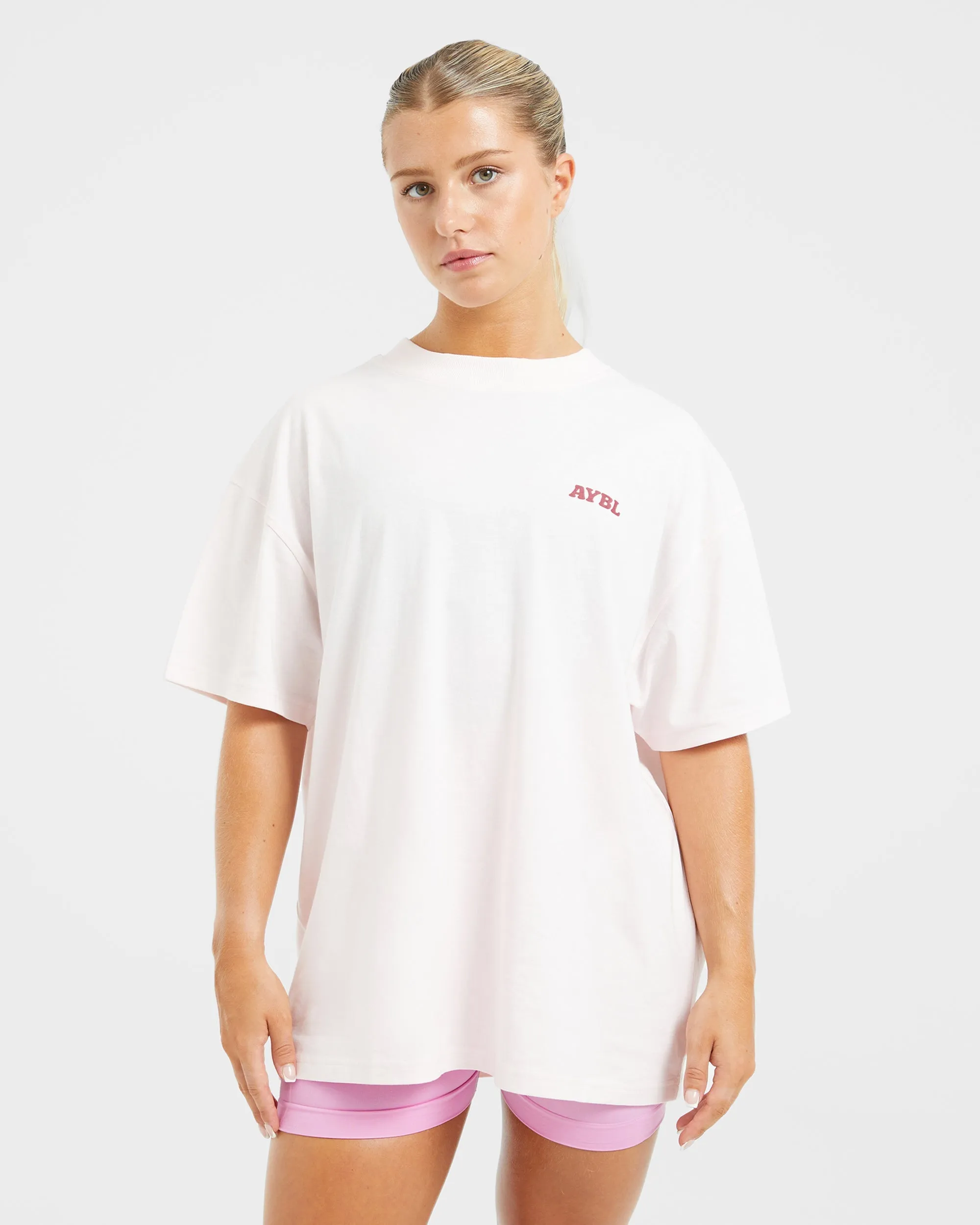 Stronger You Oversized T Shirt - Pink sold by AYBL product image thumbnail 2