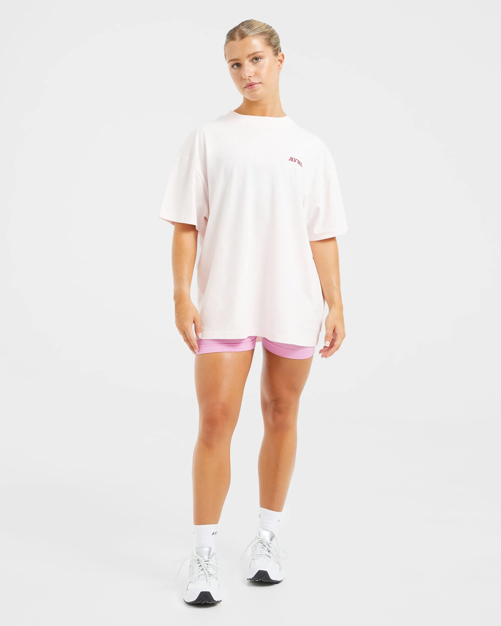 Stronger You Oversized T Shirt - Pink sold by AYBL product image thumbnail 3