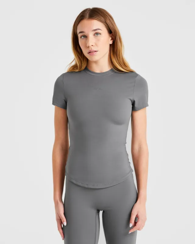 Sculpt T Shirt - Charcoal sold by AYBL