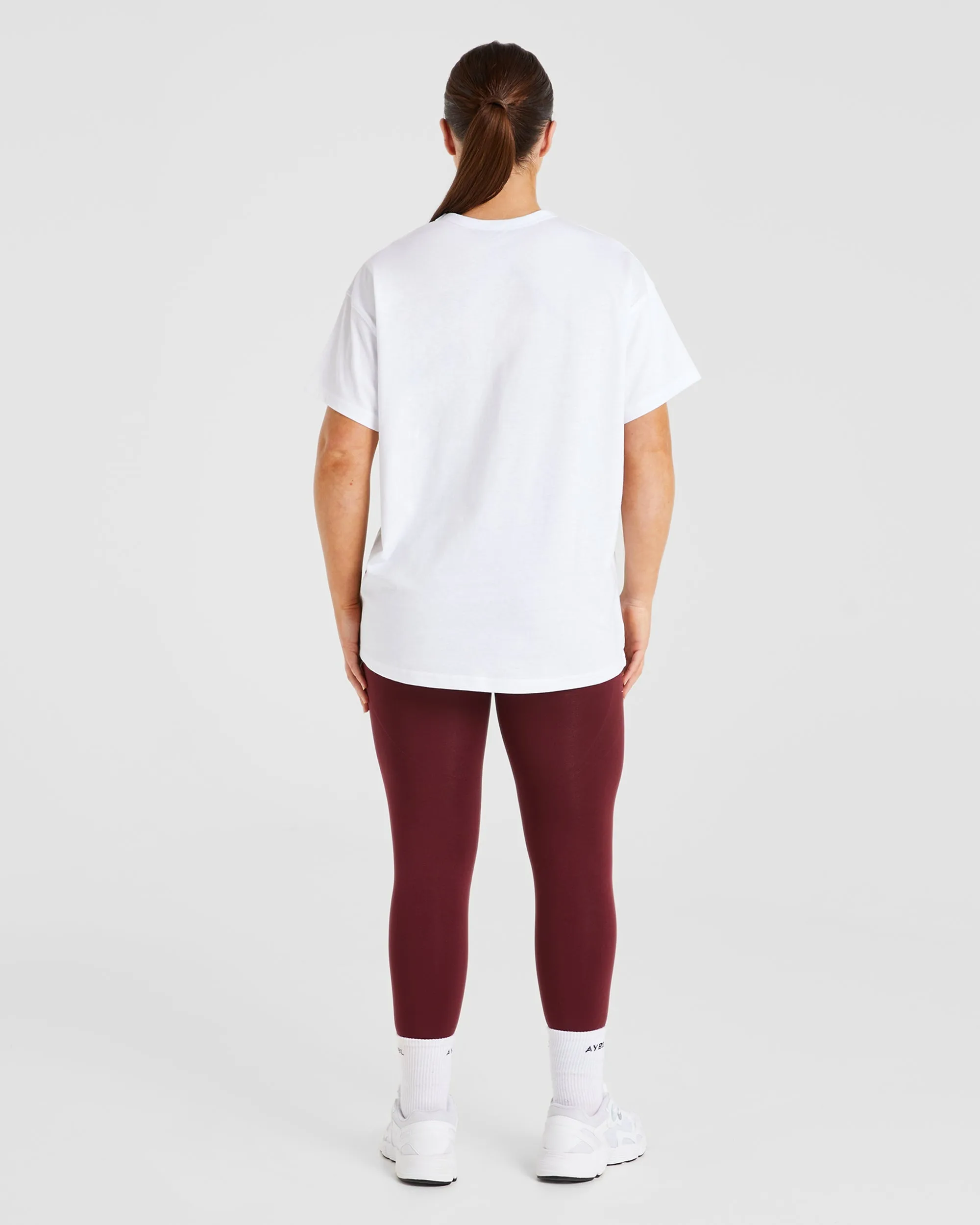 Athletics 18 Oversized T Shirt - White sold by AYBL product image thumbnail 3
