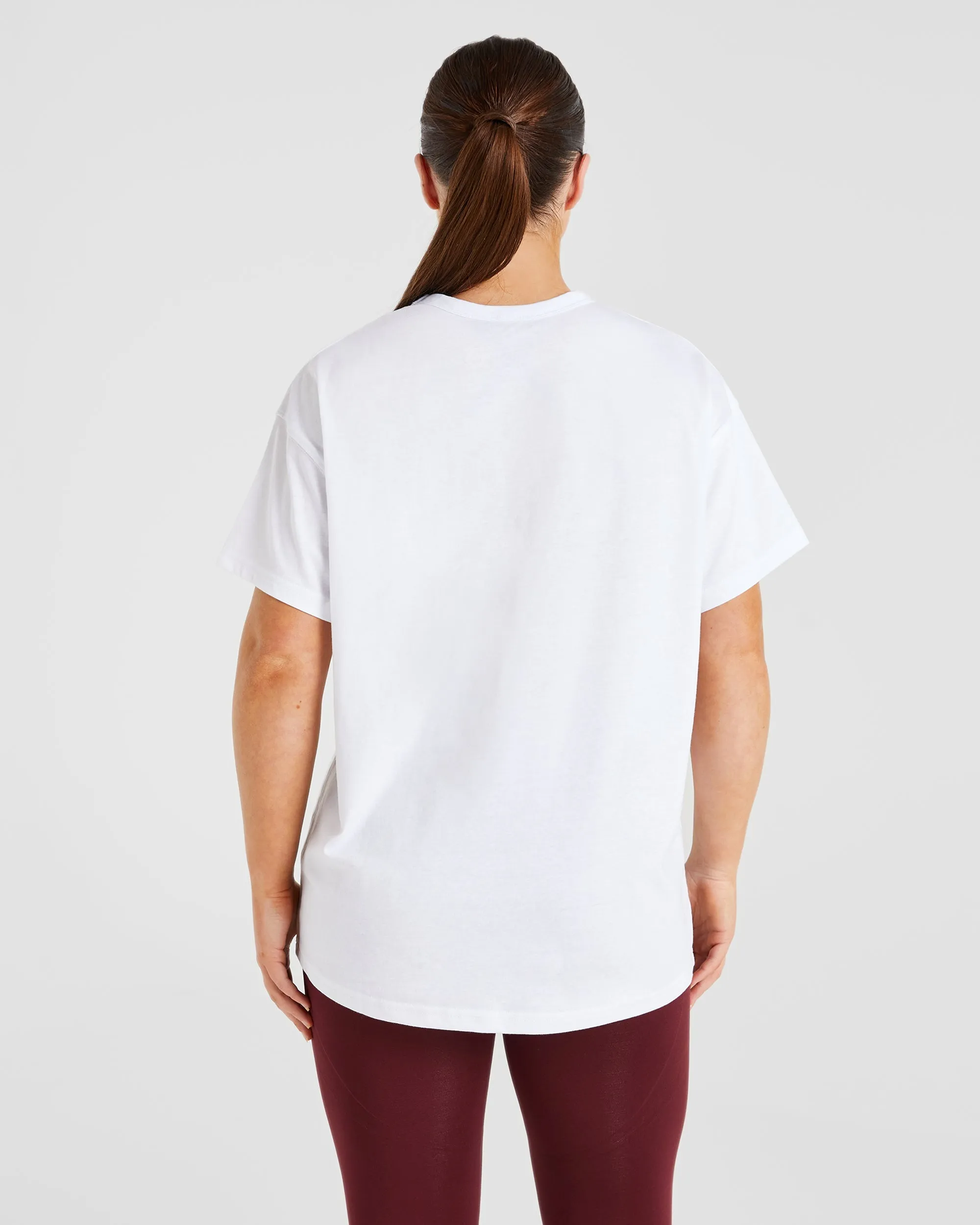 Athletics 18 Oversized T Shirt - White sold by AYBL product image thumbnail 2