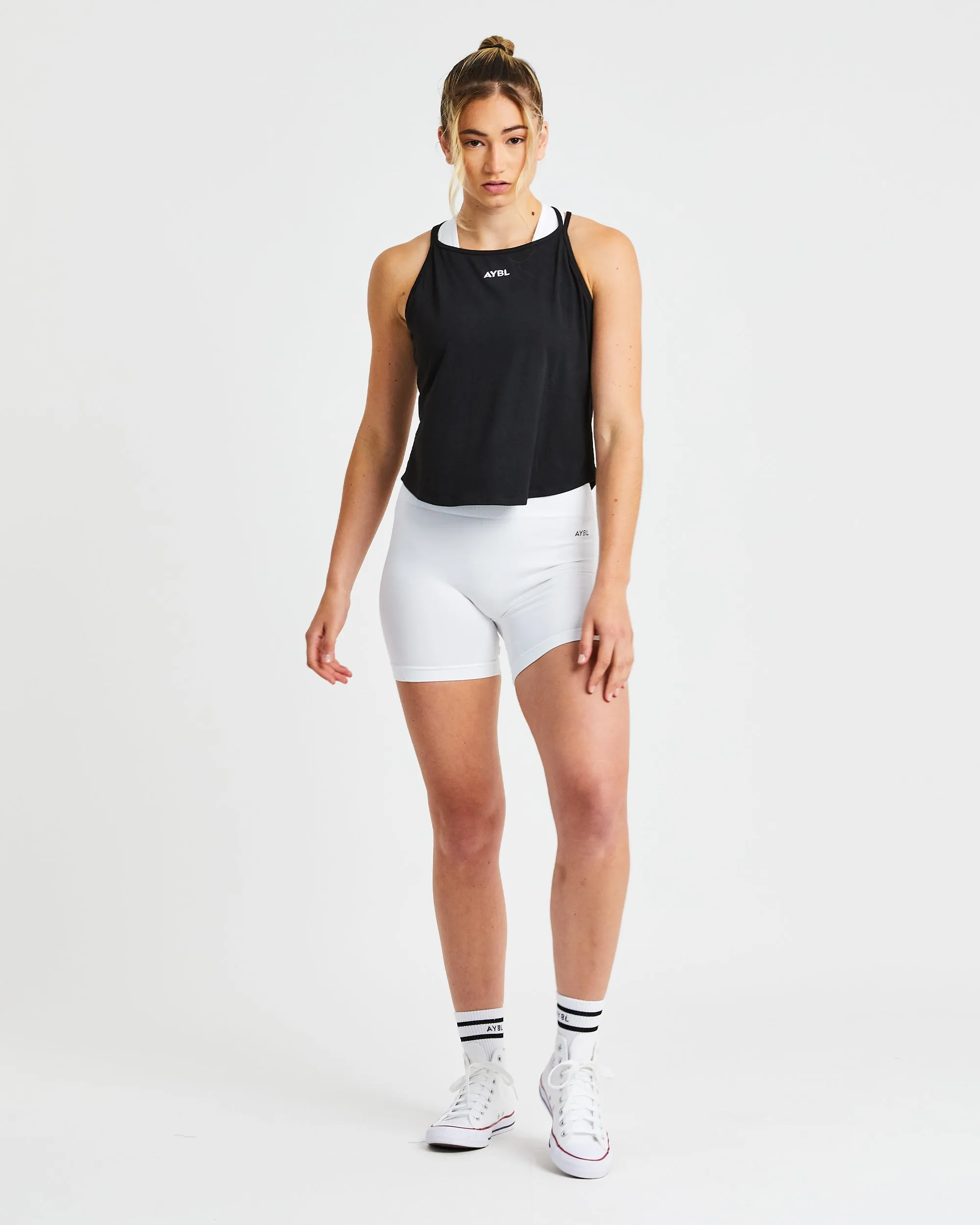 Strive Strappy Vest - Black sold by AYBL product image thumbnail 3
