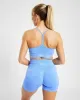 Empower Seamless Sports Bra - Spring Blue Marl sold by AYBL