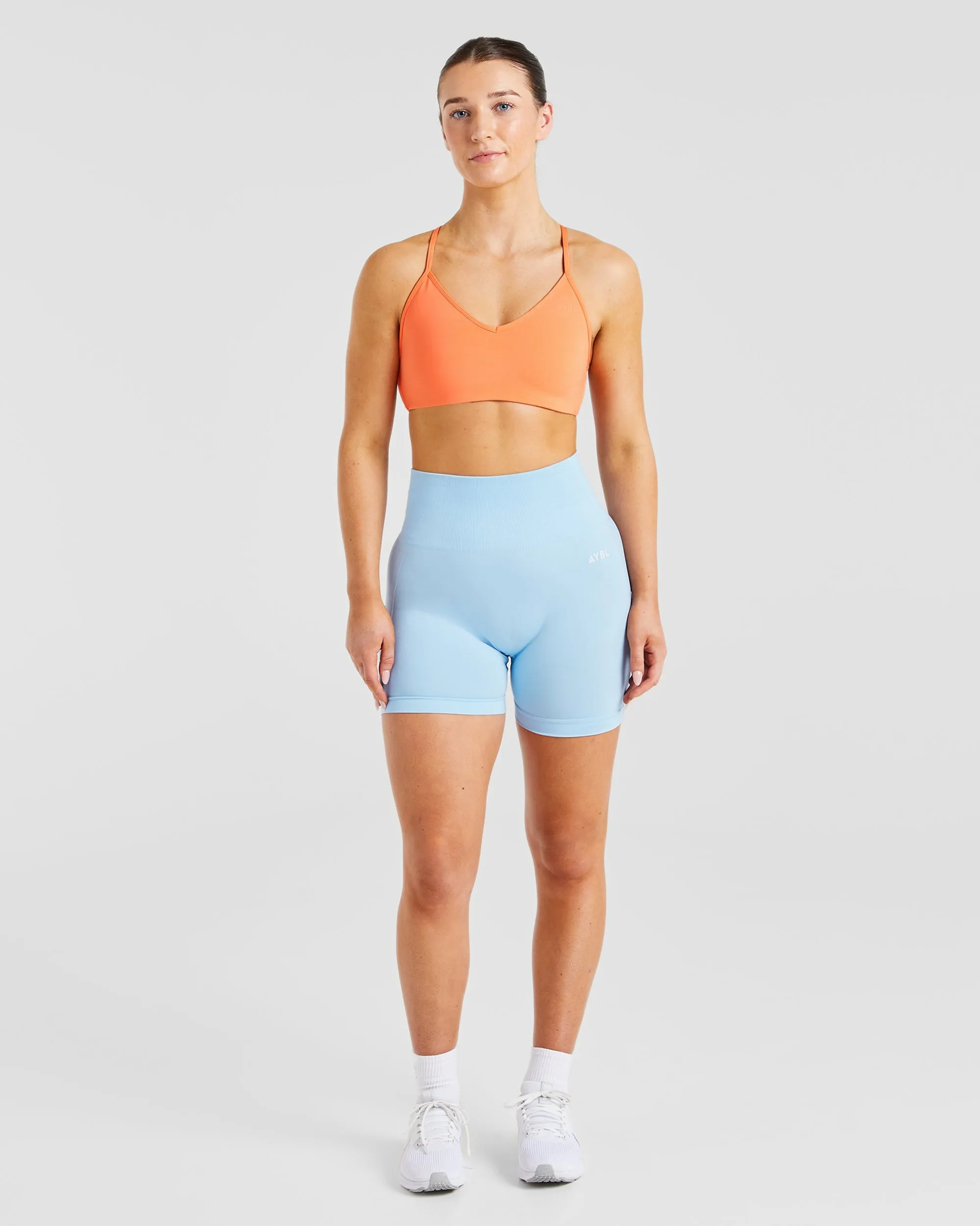 Essential Crossback Sports Bra - Papaya Orange sold by AYBL product image thumbnail 3