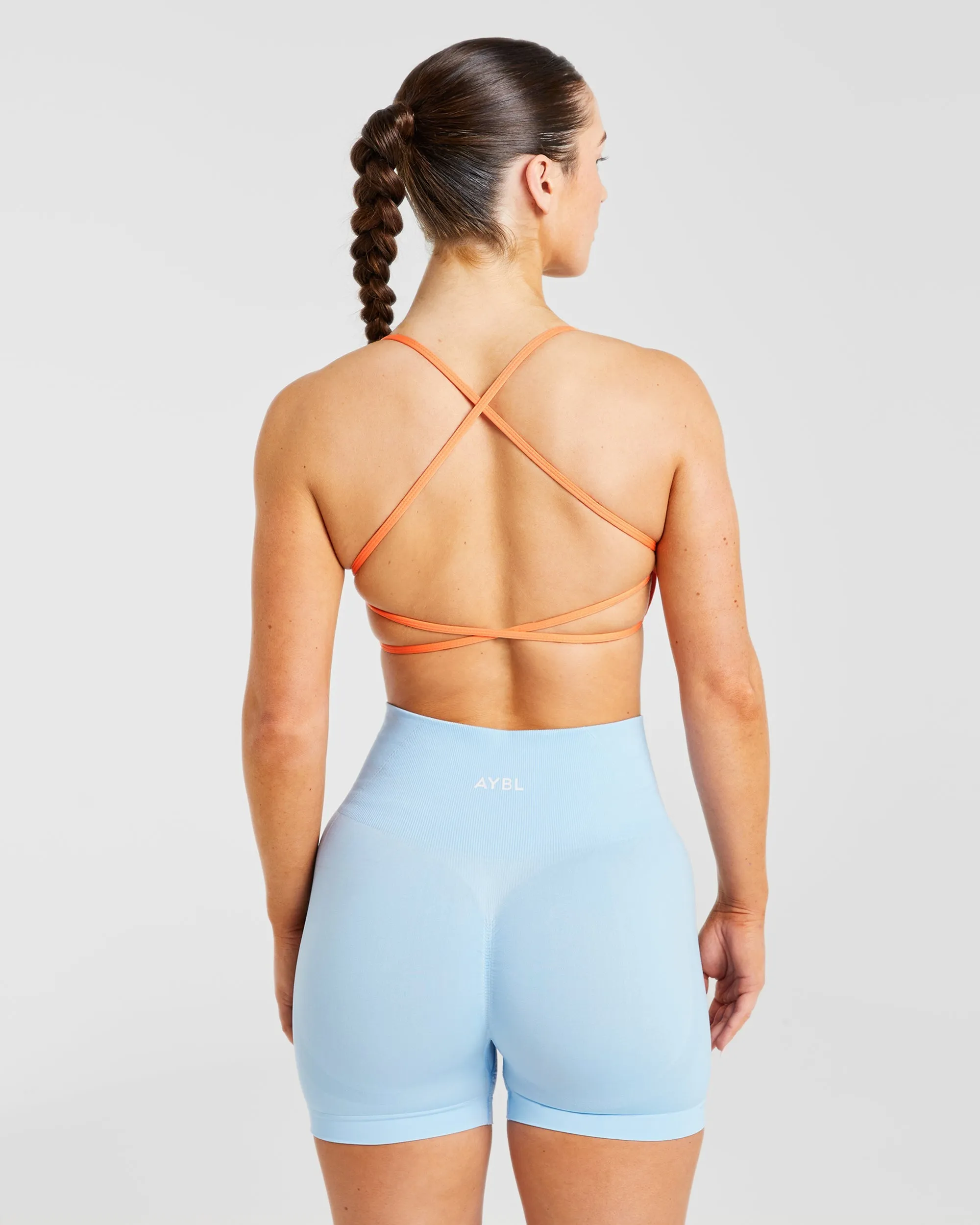 Essential Crossback Sports Bra - Papaya Orange sold by AYBL product image thumbnail 2