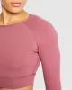 Core Long Sleeve Crop Top - Brick Red sold by AYBL