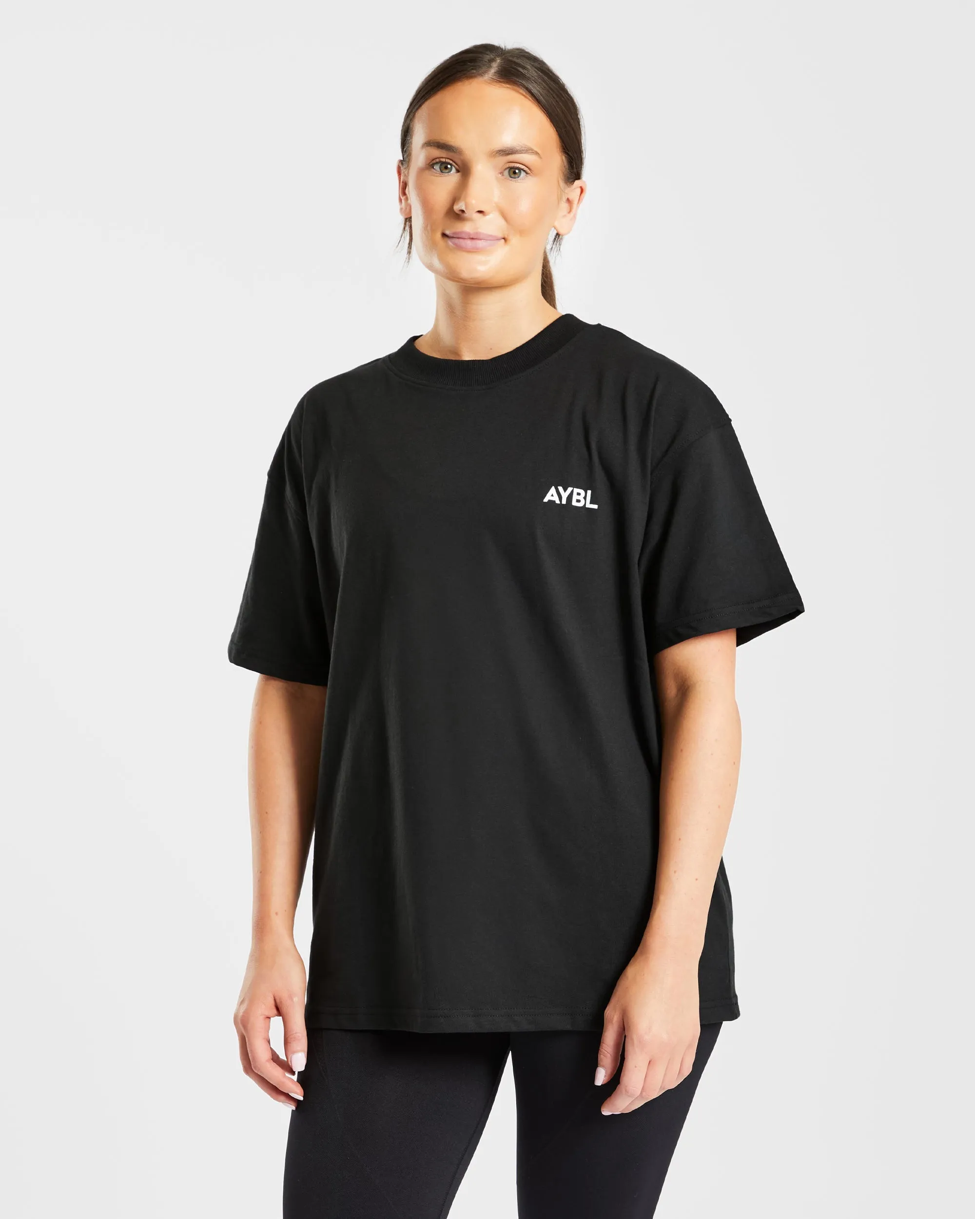 AYBL Club Oversized T Shirt - Black sold by AYBL product image thumbnail 2