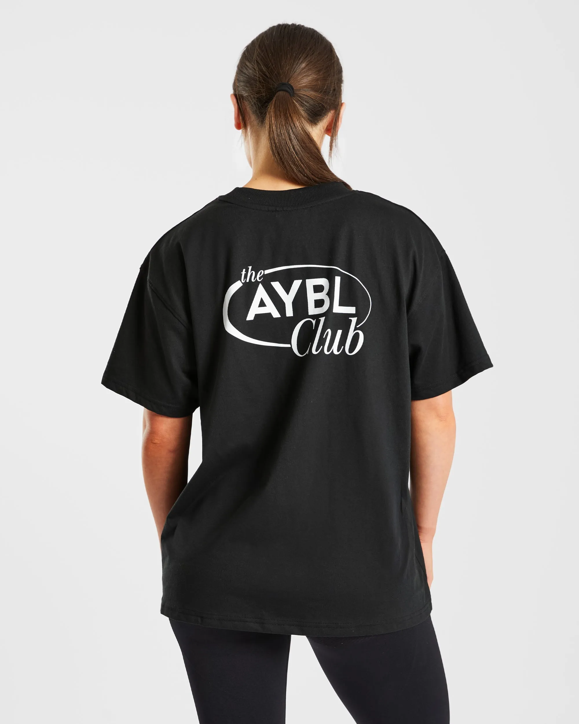 AYBL Club Oversized T Shirt - Black sold by AYBL