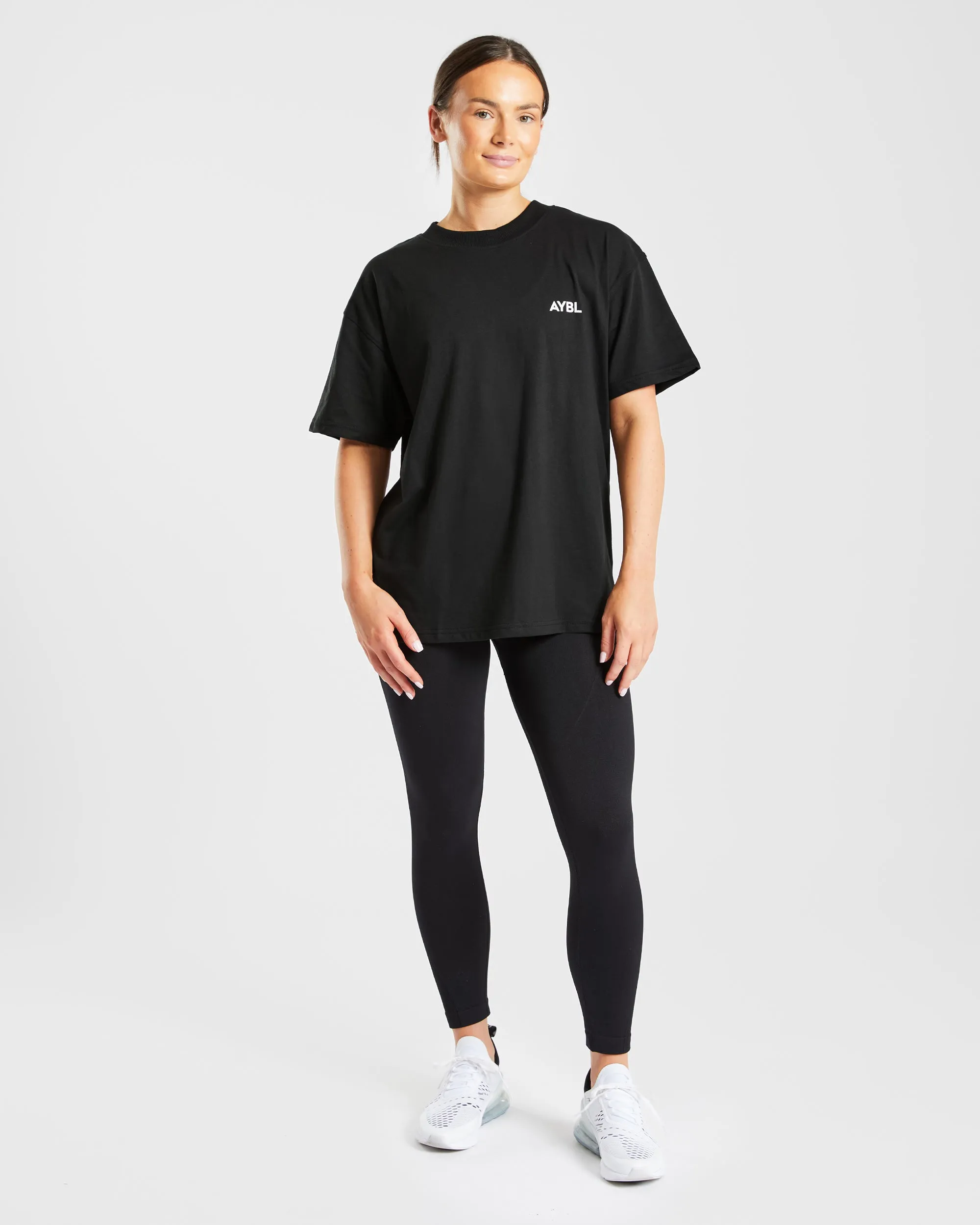 AYBL Club Oversized T Shirt - Black sold by AYBL product image thumbnail 3