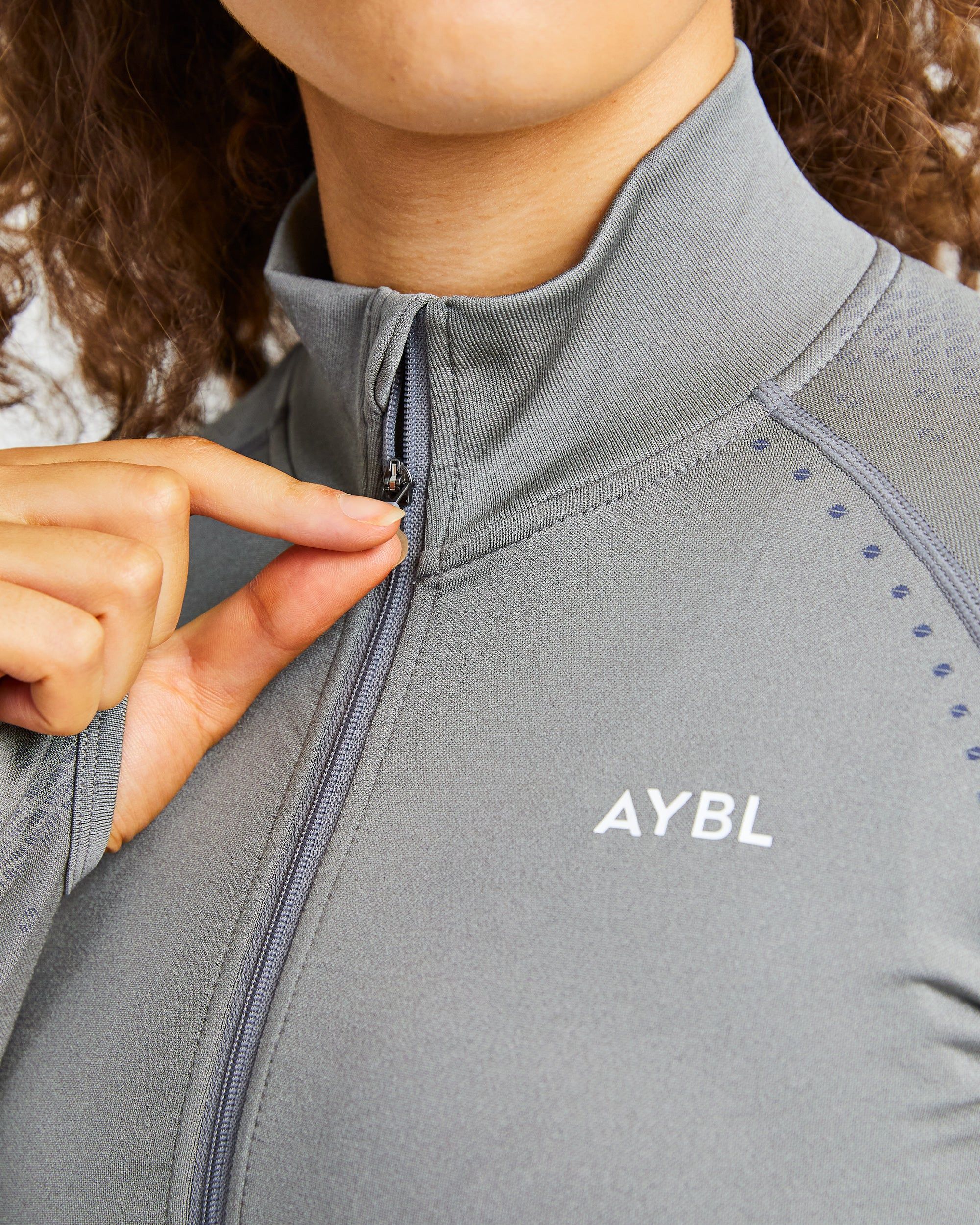 Ignite Seamless Zip Jacket - Storm Grey sold by AYBL product image thumbnail 5