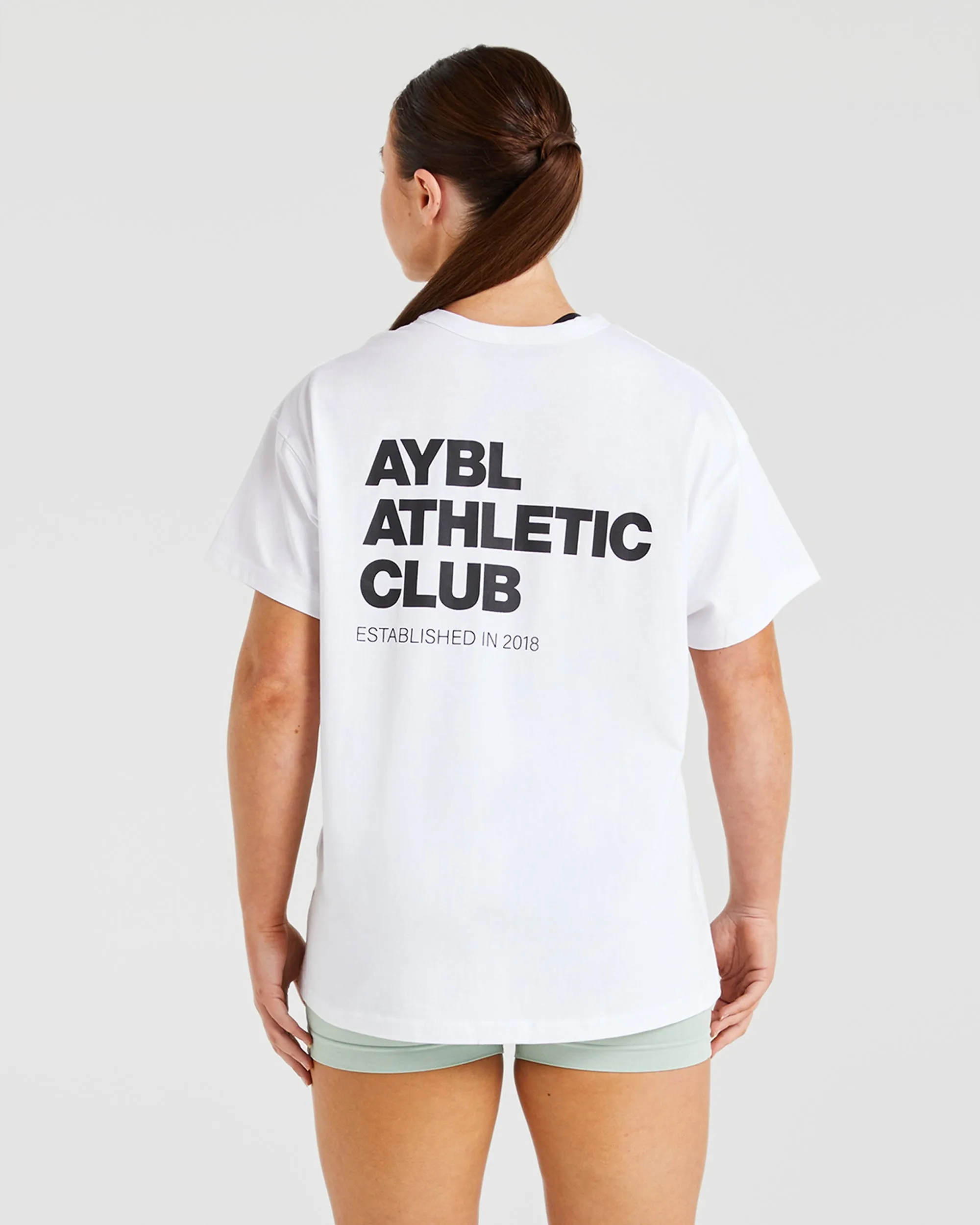 Athletics Club Oversized T Shirt - White sold by AYBL