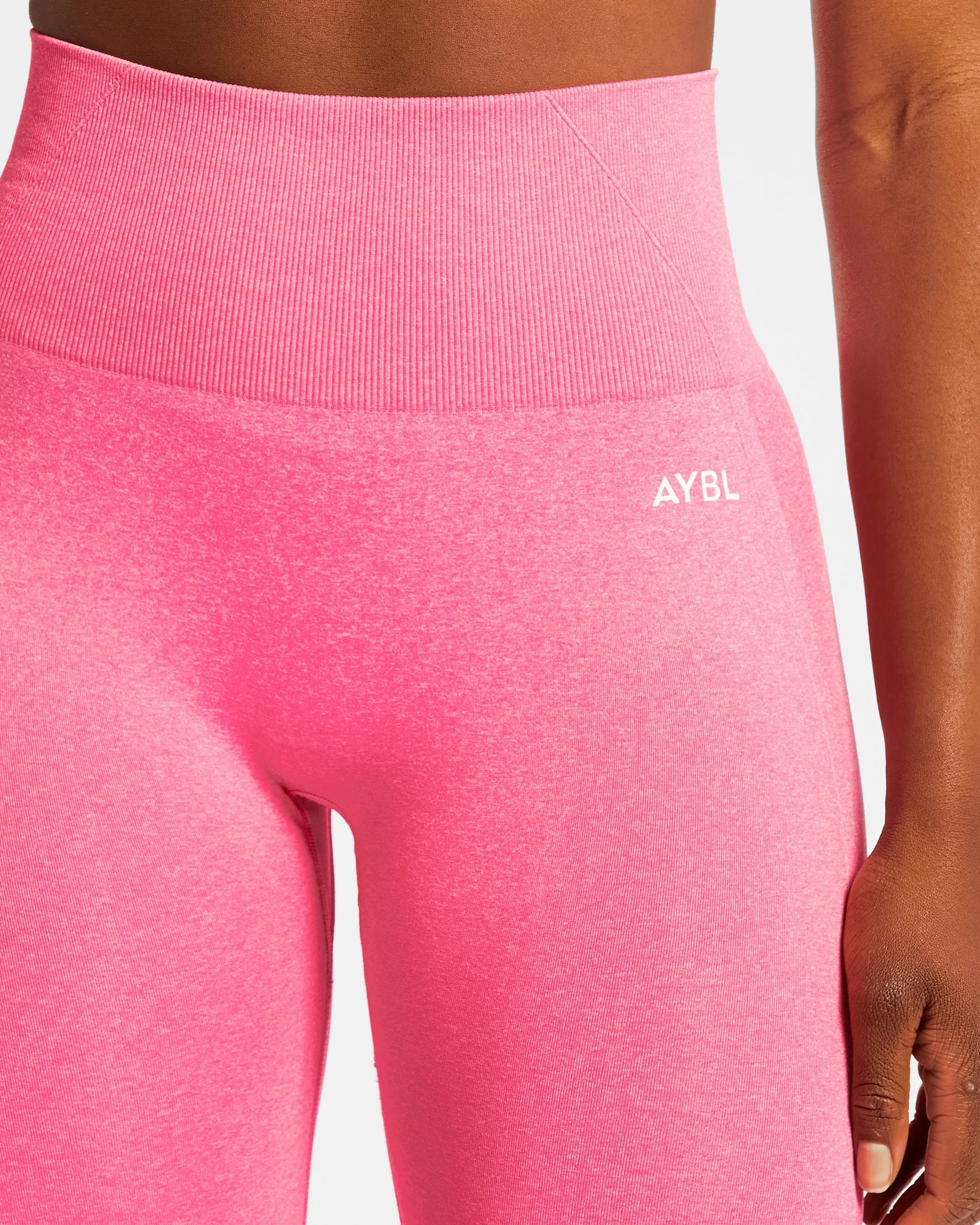 Empower Seamless Leggings - Pink Marl sold by AYBL product image thumbnail 5