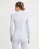 Motion Seamless 1/2 Zip Pullover - Light Grey sold by AYBL
