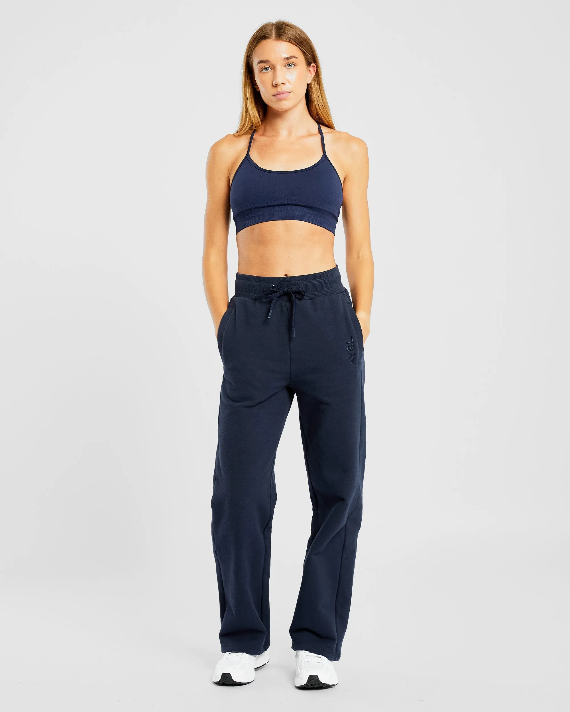 Everyday Relaxed Straight Leg Joggers - Navy sold by AYBL product image thumbnail 3