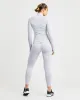 Motion Seamless 1/2 Zip Pullover - Light Grey sold by AYBL