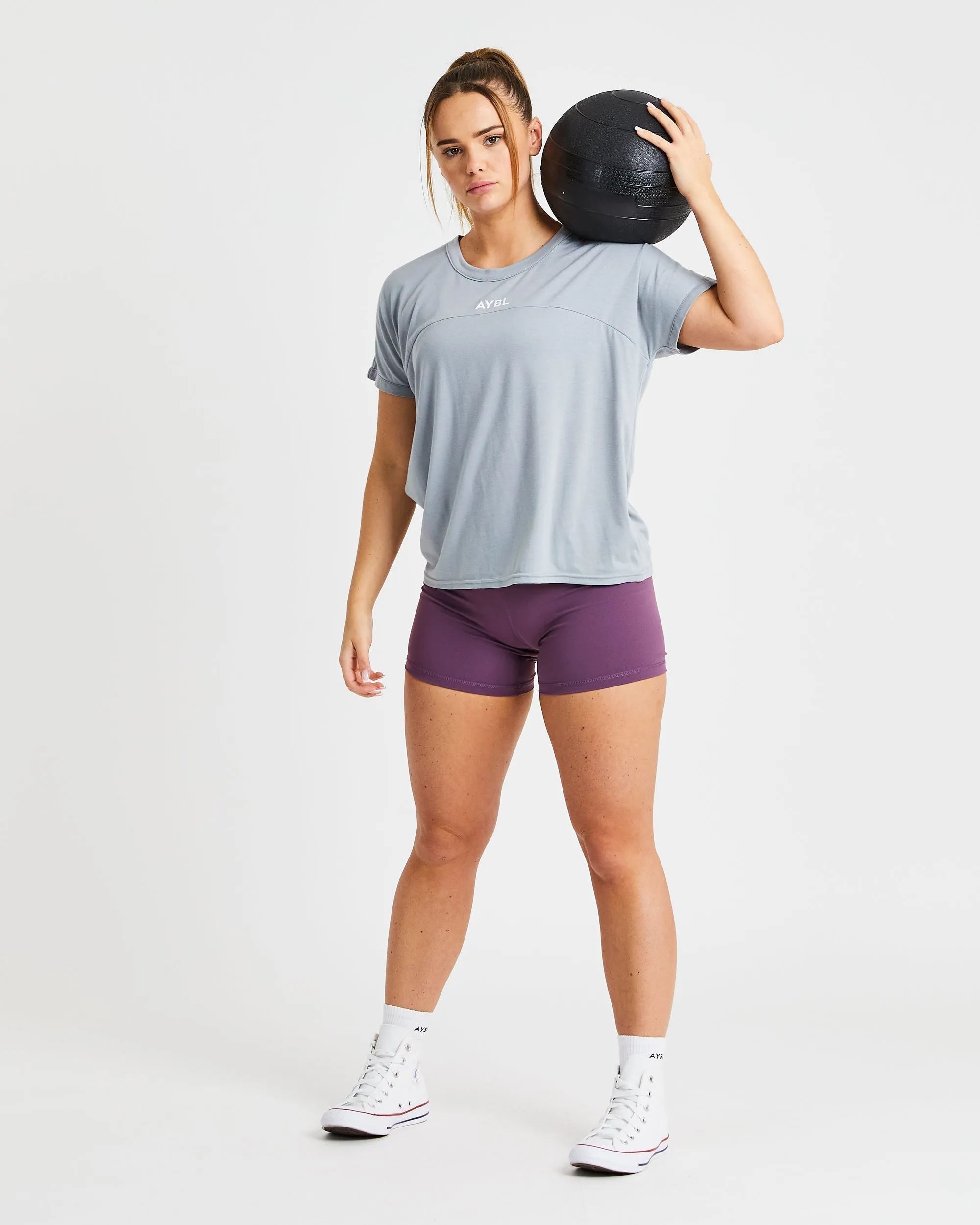 Boxy T Shirt - Grey sold by AYBL product image thumbnail 5