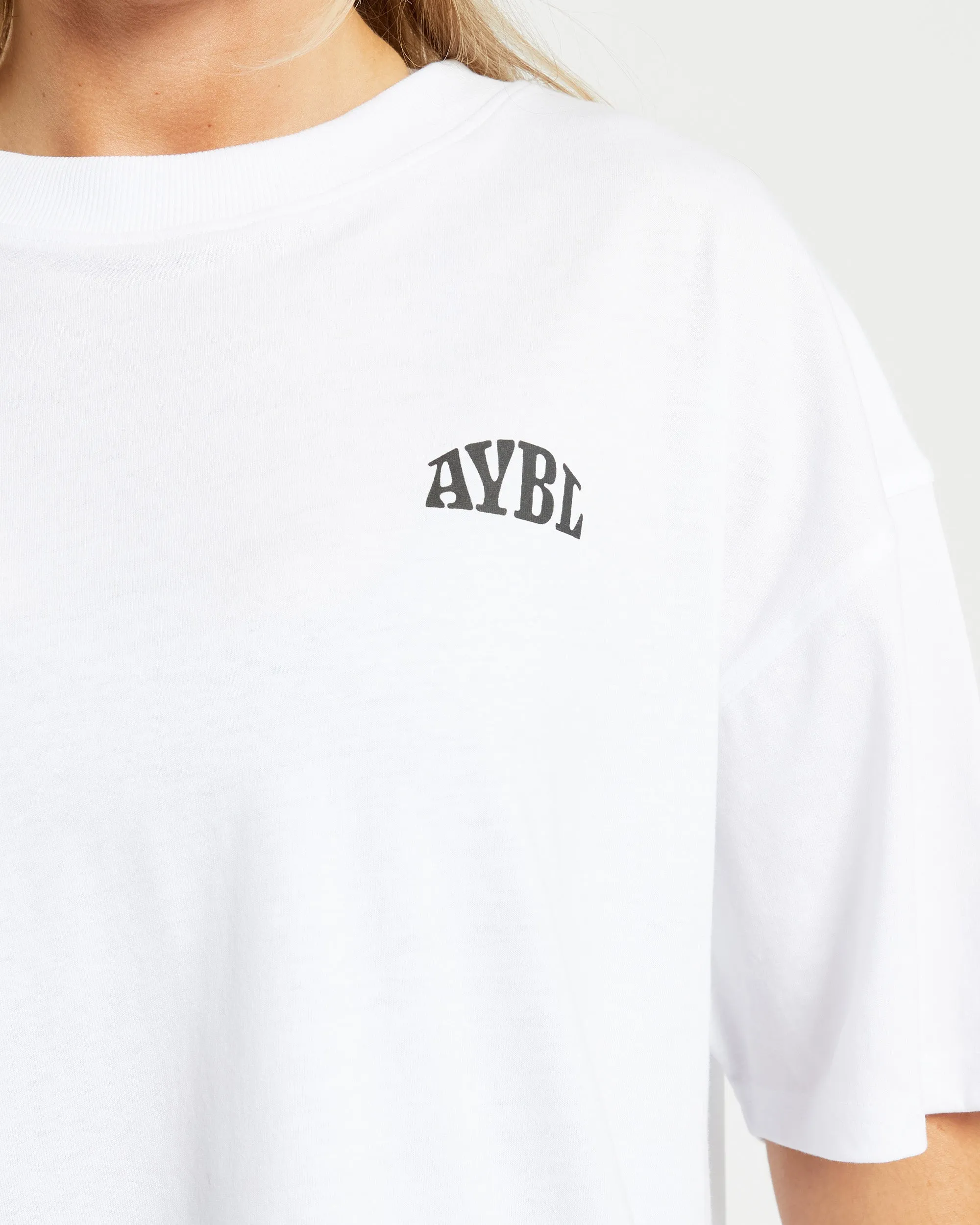 Mind Over Matter Oversized T Shirt - White sold by AYBL product image thumbnail 5