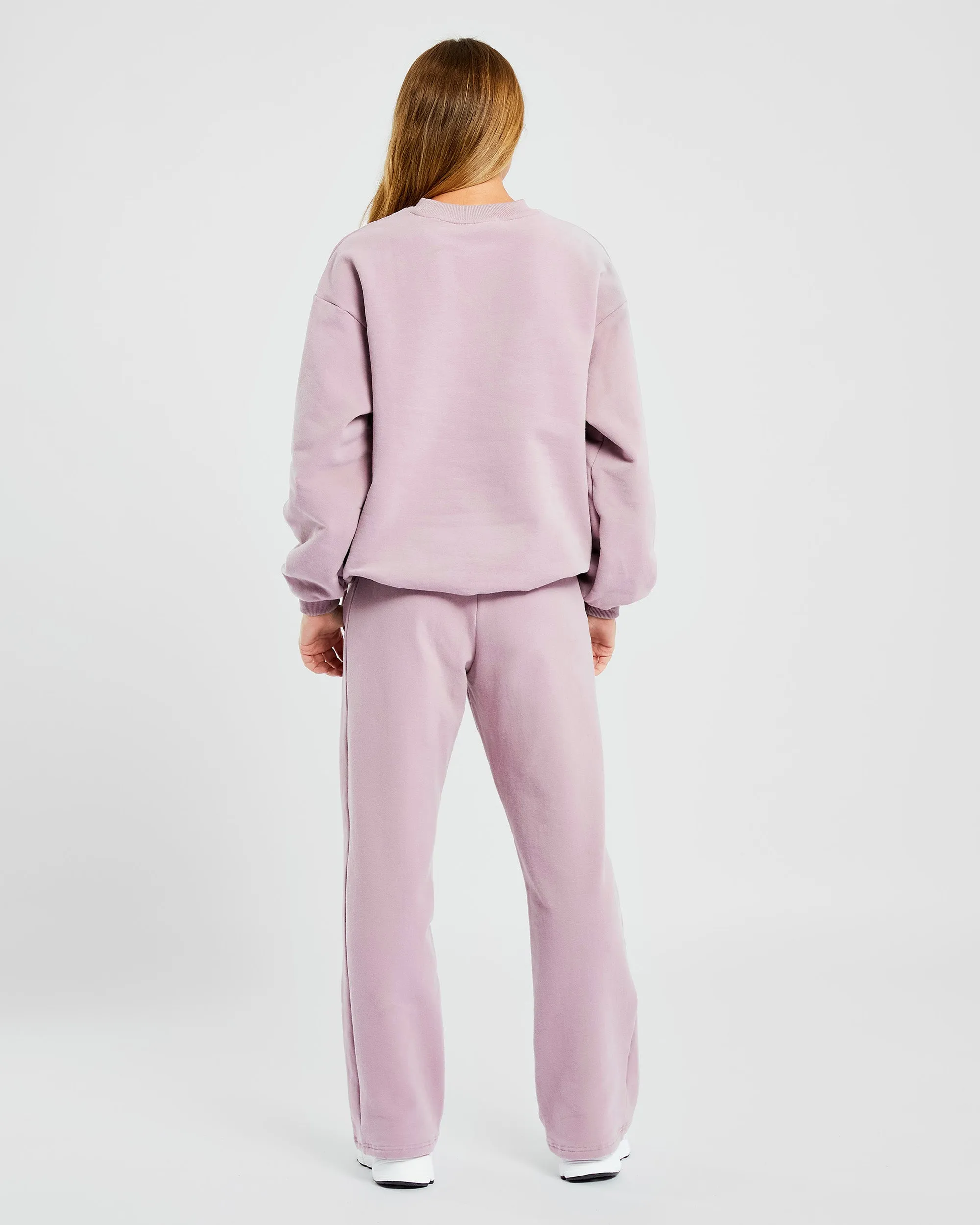 Everyday Relaxed Straight Leg Joggers - Muted Mauve sold by AYBL product image thumbnail 4