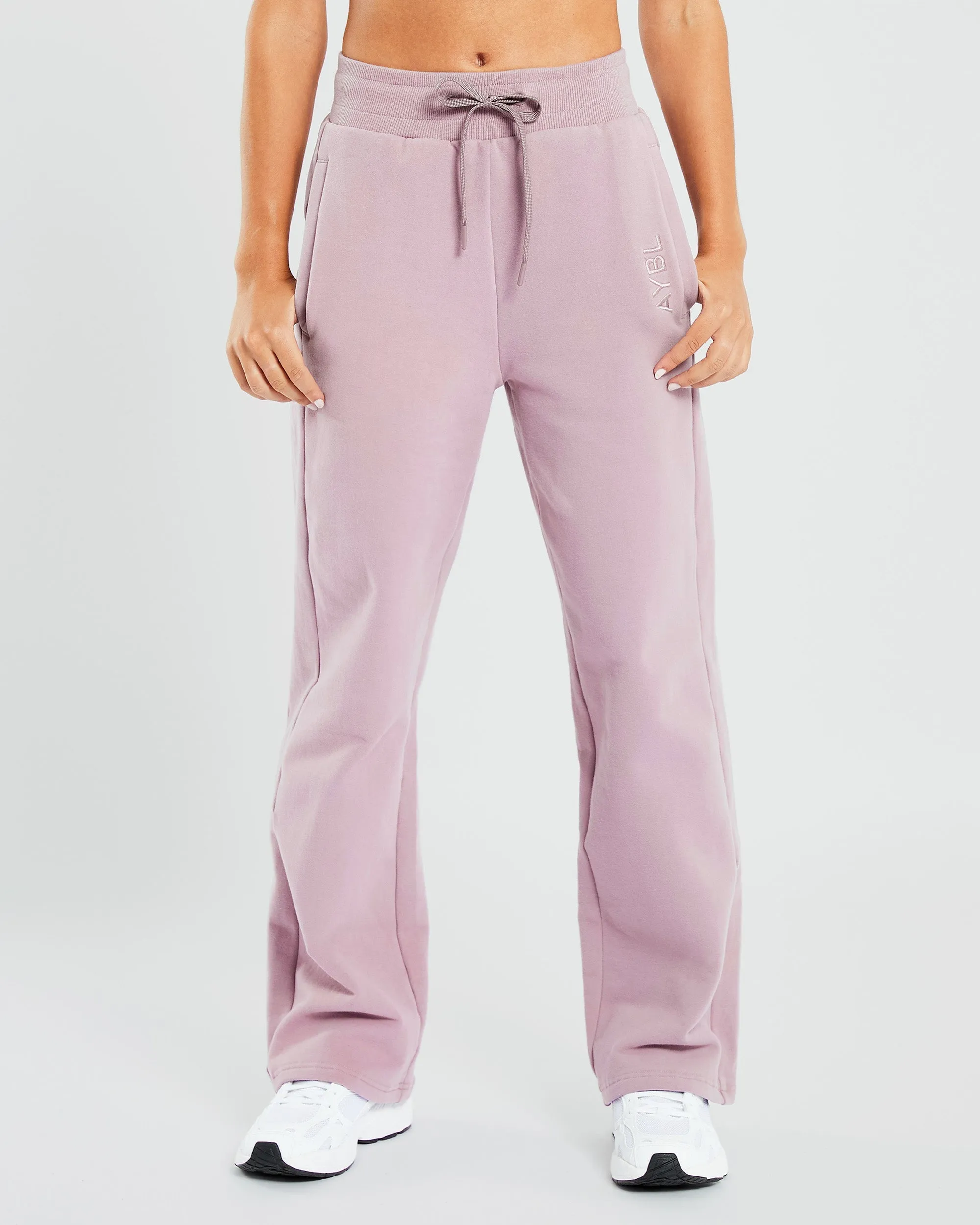 Everyday Relaxed Straight Leg Joggers - Muted Mauve sold by AYBL