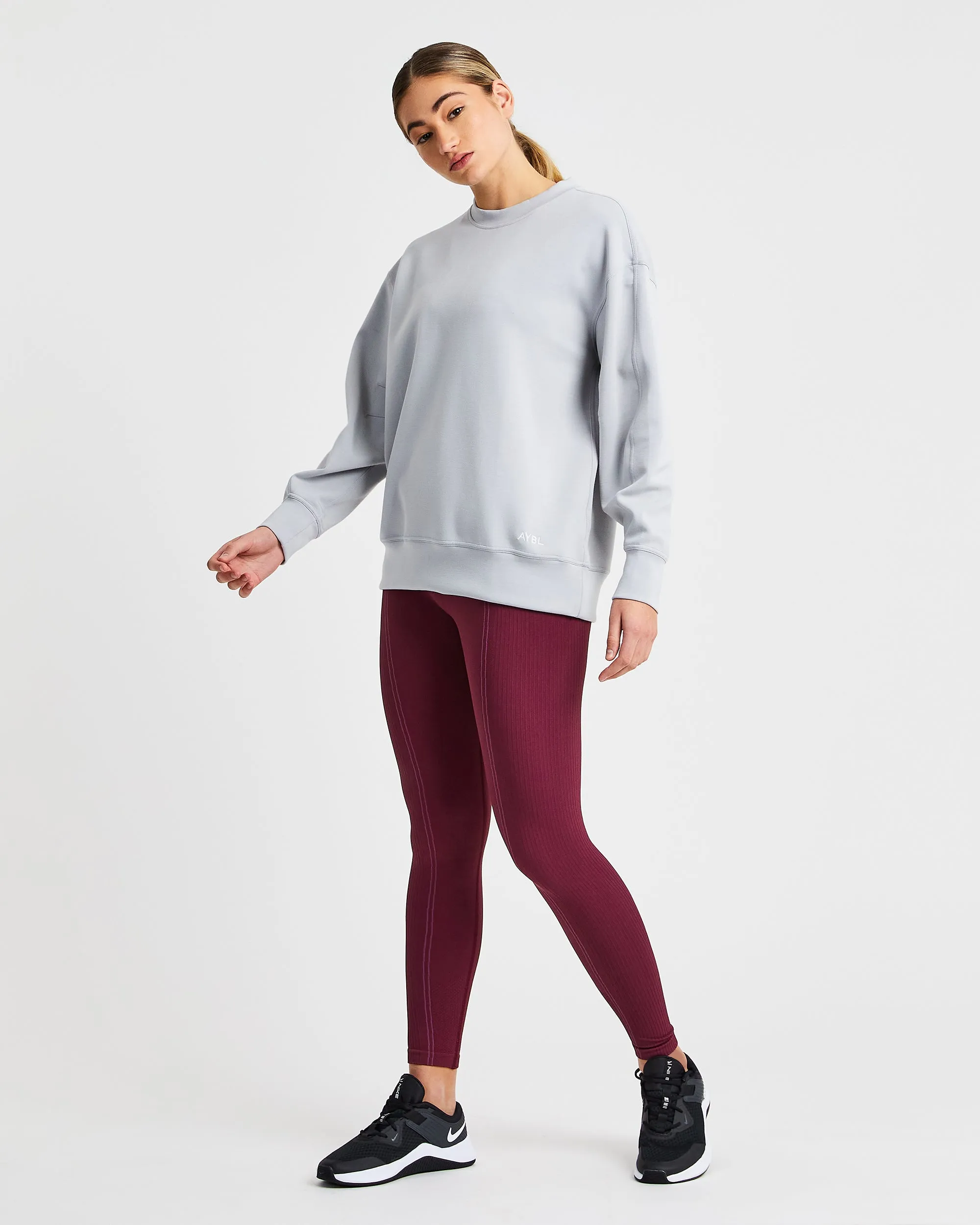 Oversized Jumper - Ice Grey sold by AYBL product image thumbnail 3