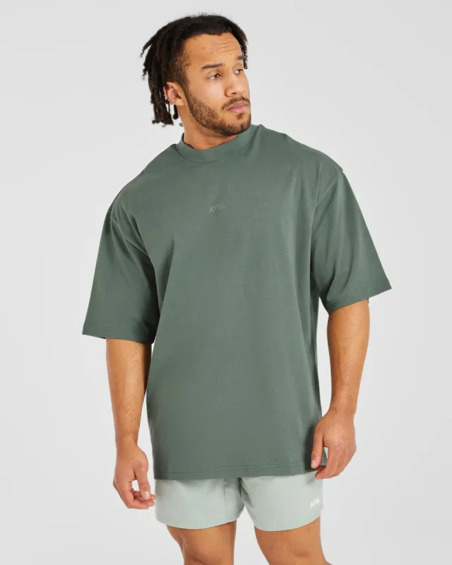 Craft Oversized T Shirt - Vintage Sage sold by AYBL